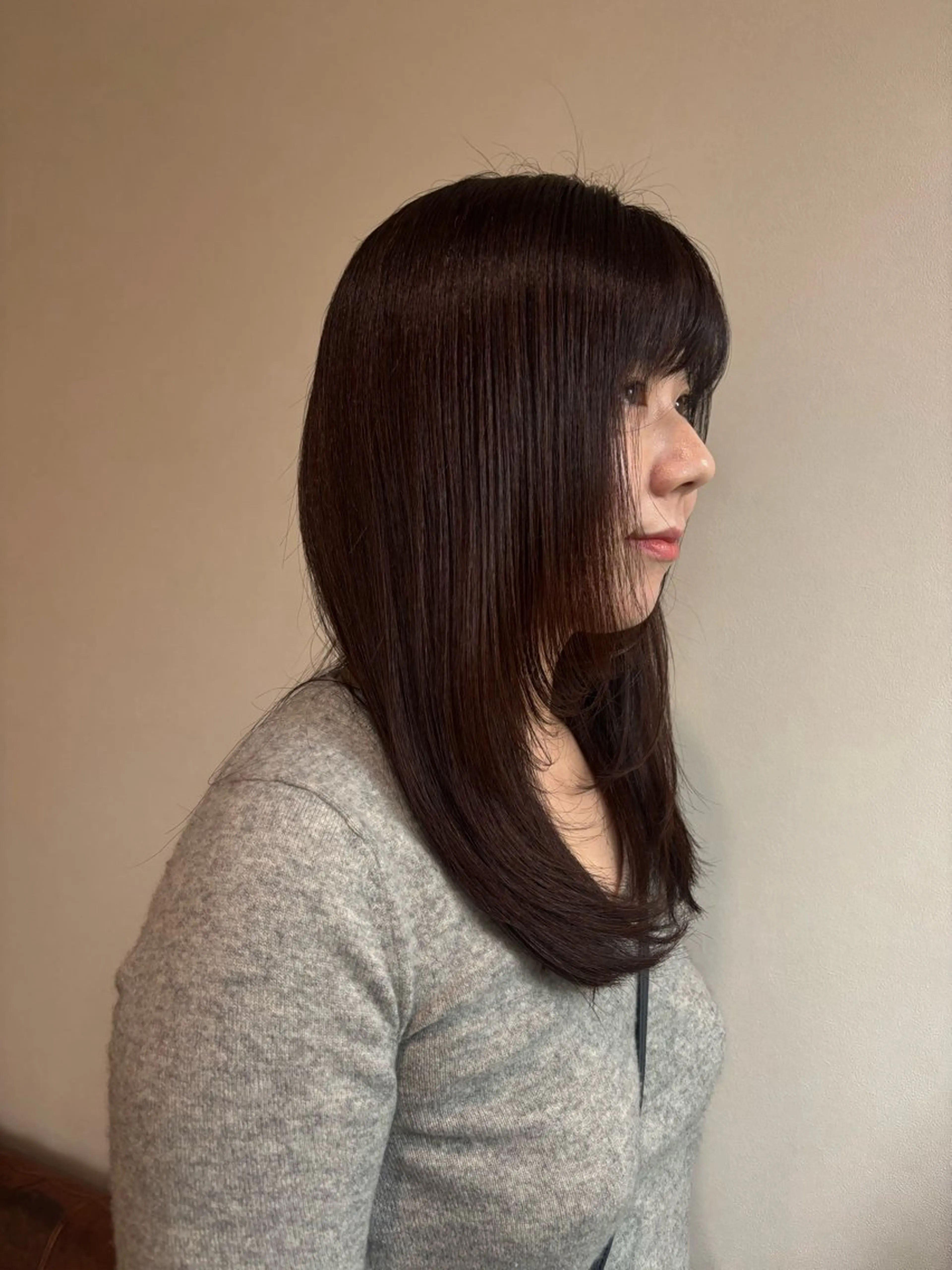 ロング レイヤーカット MASHU ADOBE所属・美髪/ケアリスト /ストレート /愛実のヘアスタイル
