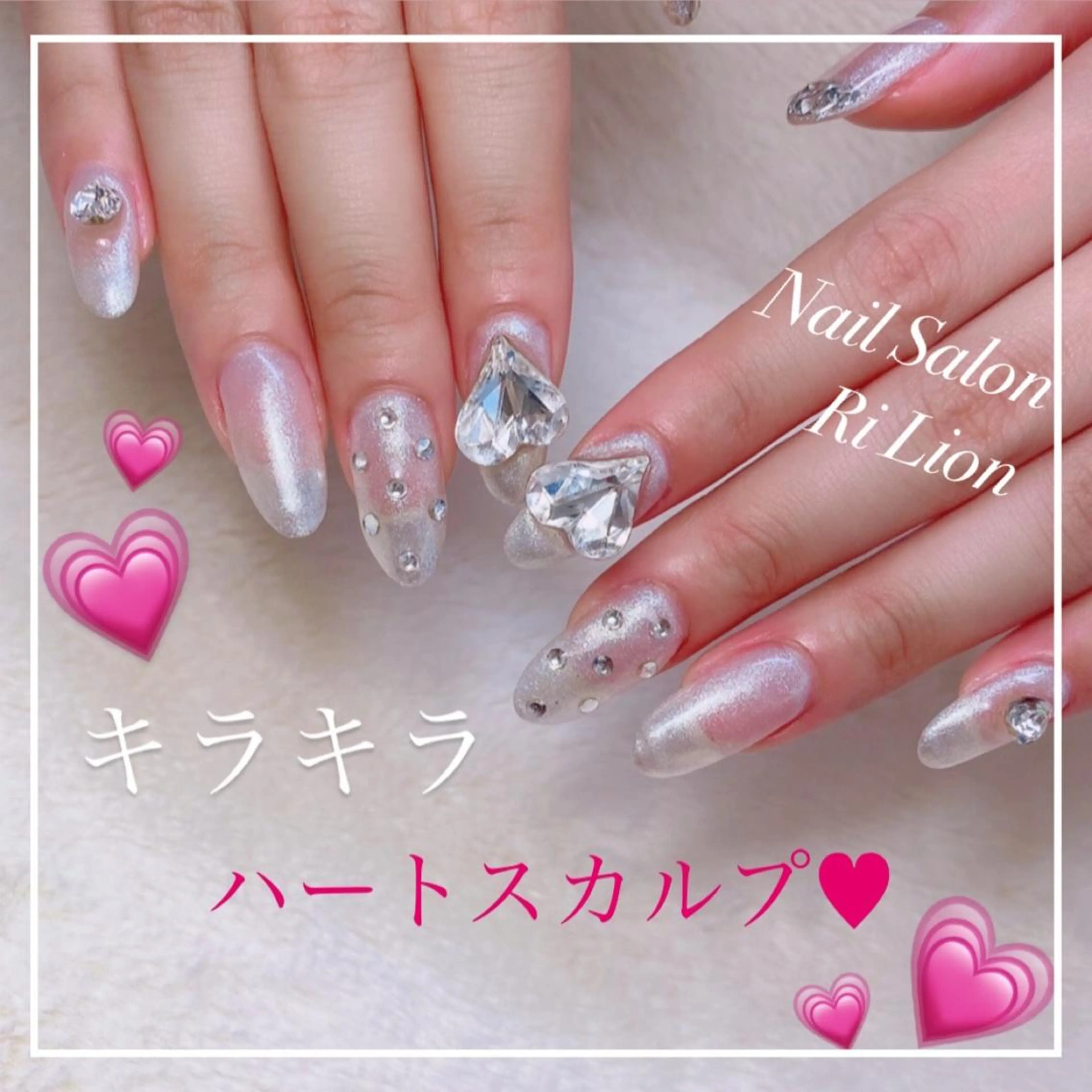 ネイル ハンドネイル RiLion💗 Risa🦋💜のネイルデザイン