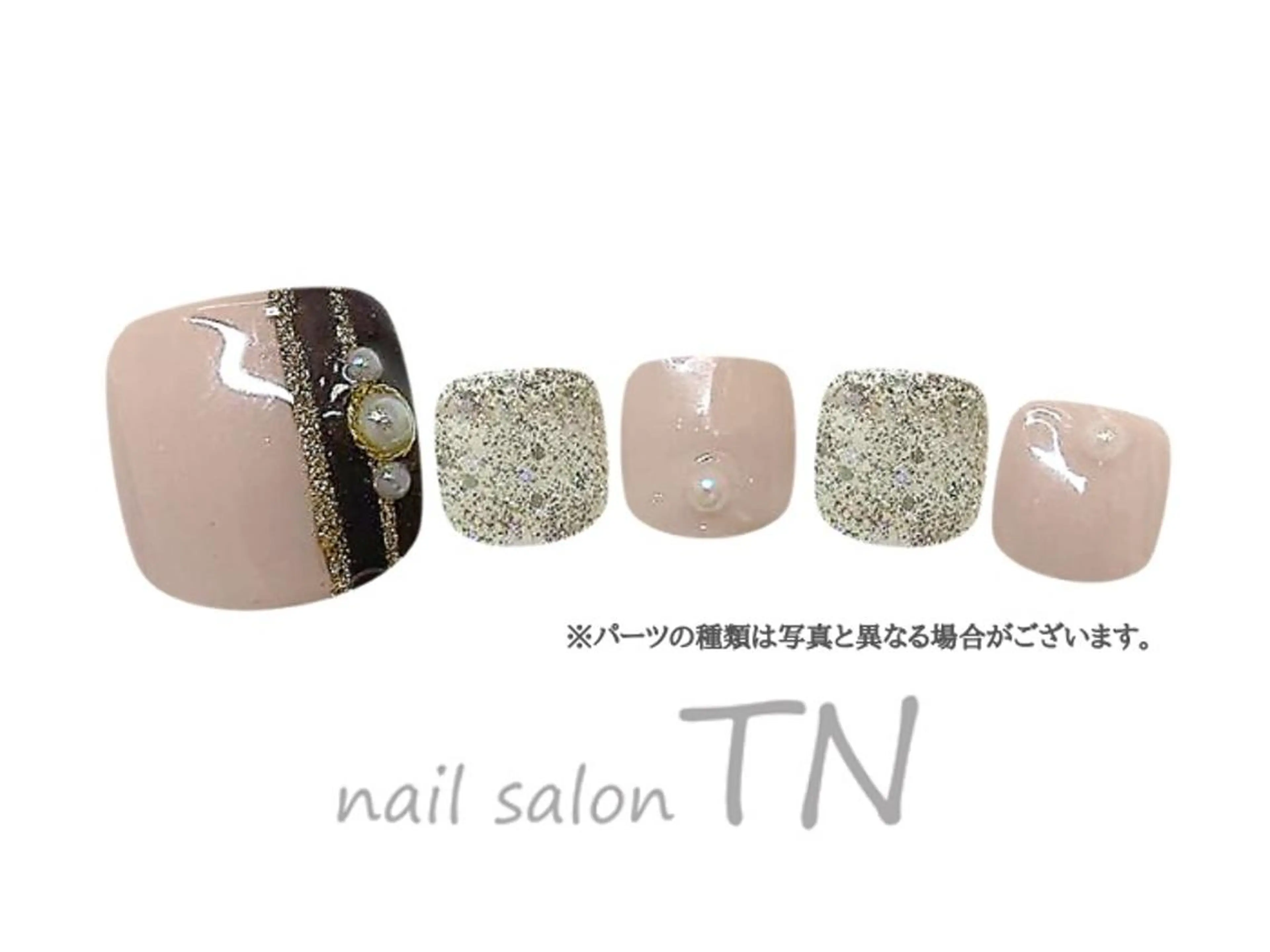 ネイル フットネイル 中島 実穂のネイルデザイン