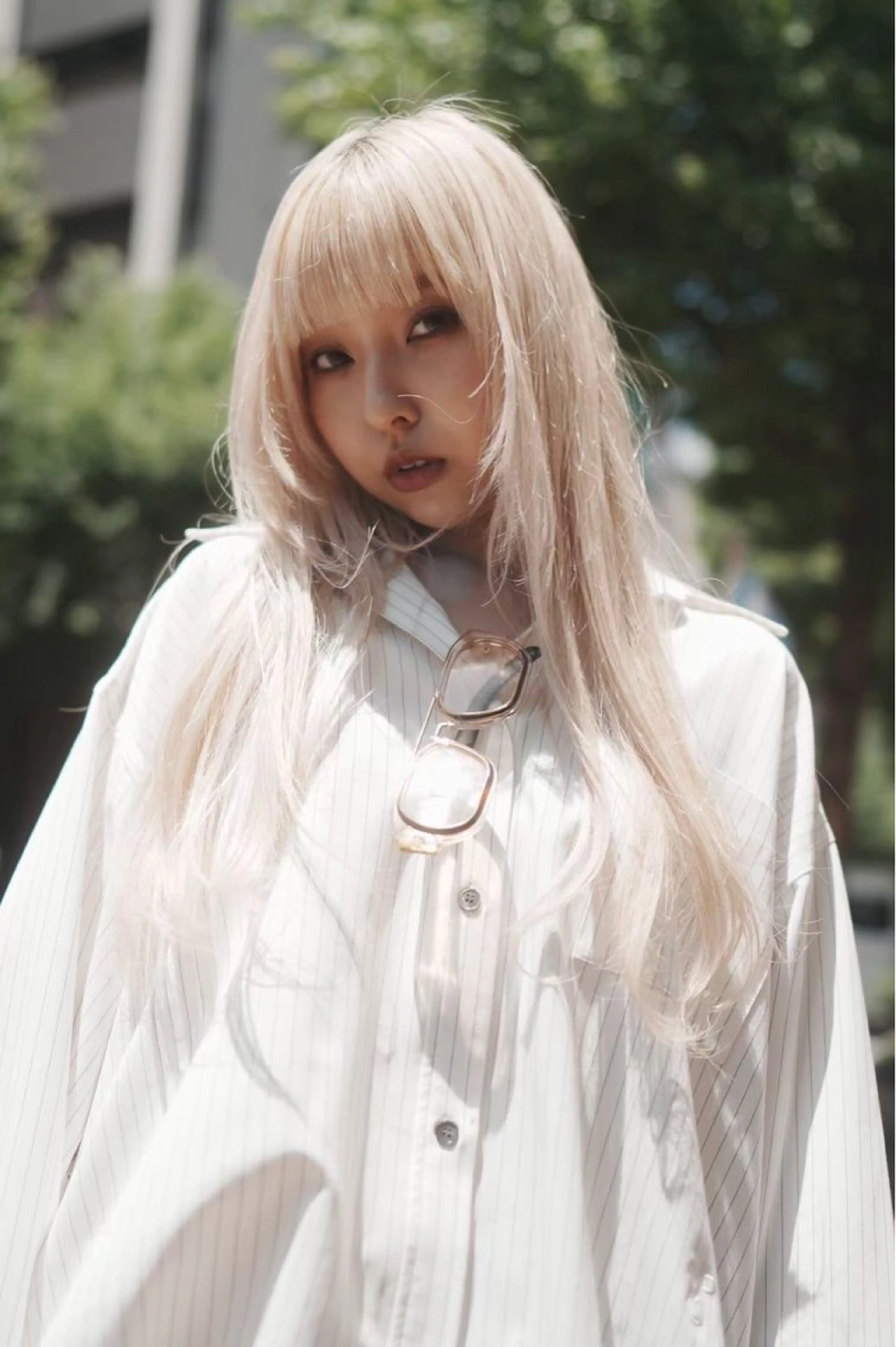 ロング 💖大人韓国ヘア💖 韓国艶カラー【銀座】のヘアスタイル