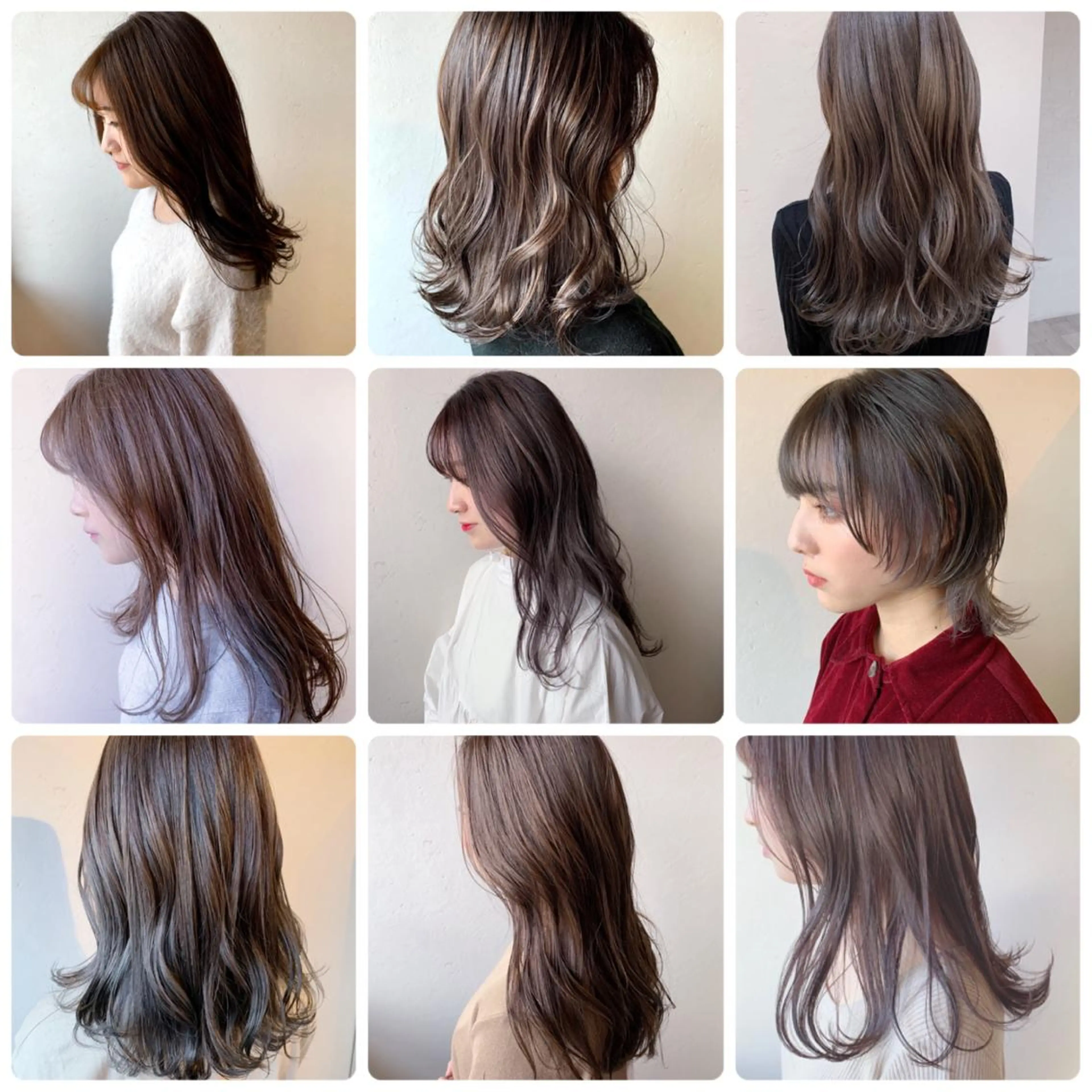 ヘアカラー込みのヘアスタイル撮影📸撮影協力のお礼でカラー代2000円です🤲(ワンカラーのみです)✨の写真