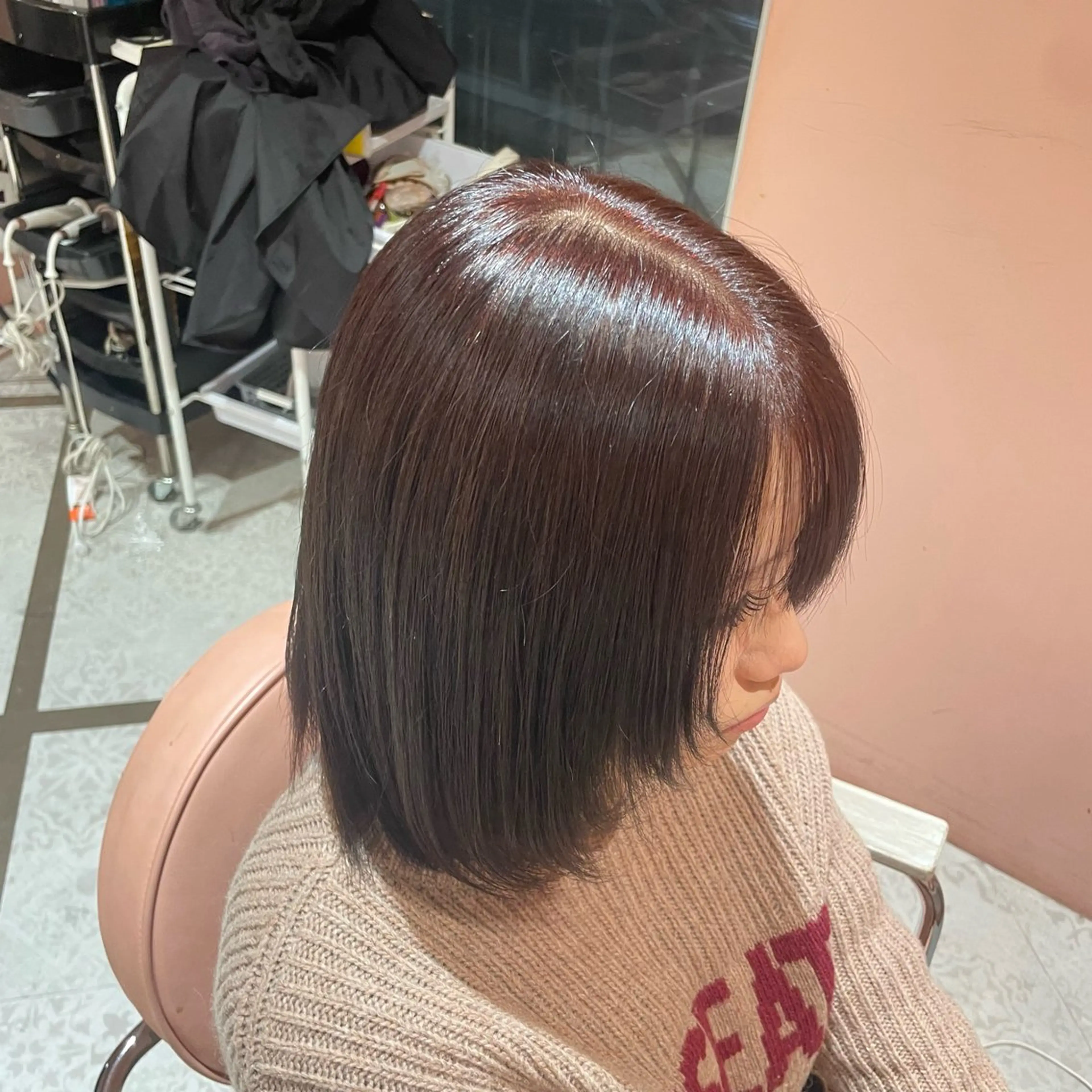 カラー ヘアカラー LUNTY NAMBA 難波駅前店所属・透け感ベージュ 🪐REN🪐のヘアスタイル