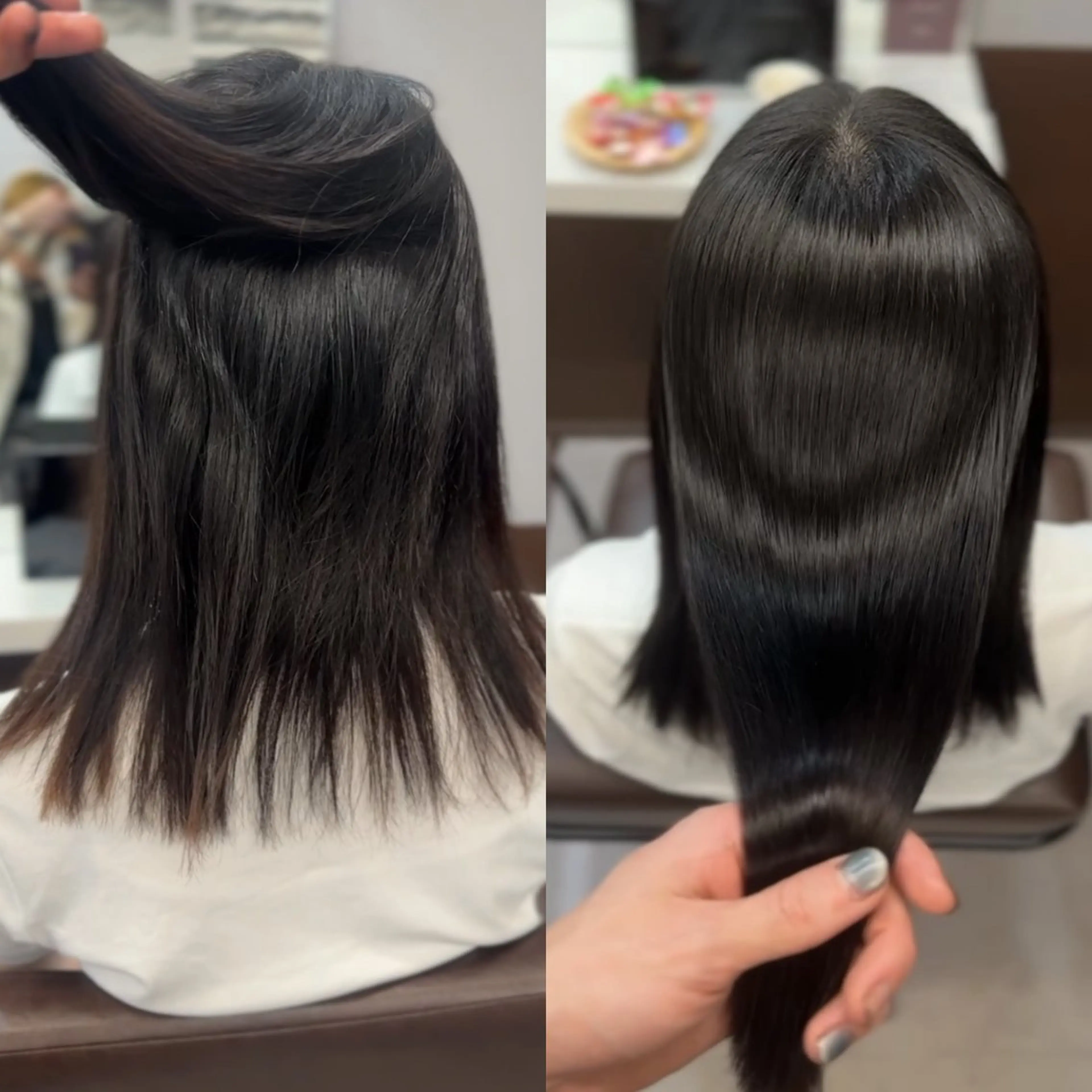 セミロング 縮毛矯正 縮毛矯正 💎艶髪💎縮毛矯正 /髪質改善/ひかるのヘアスタイル