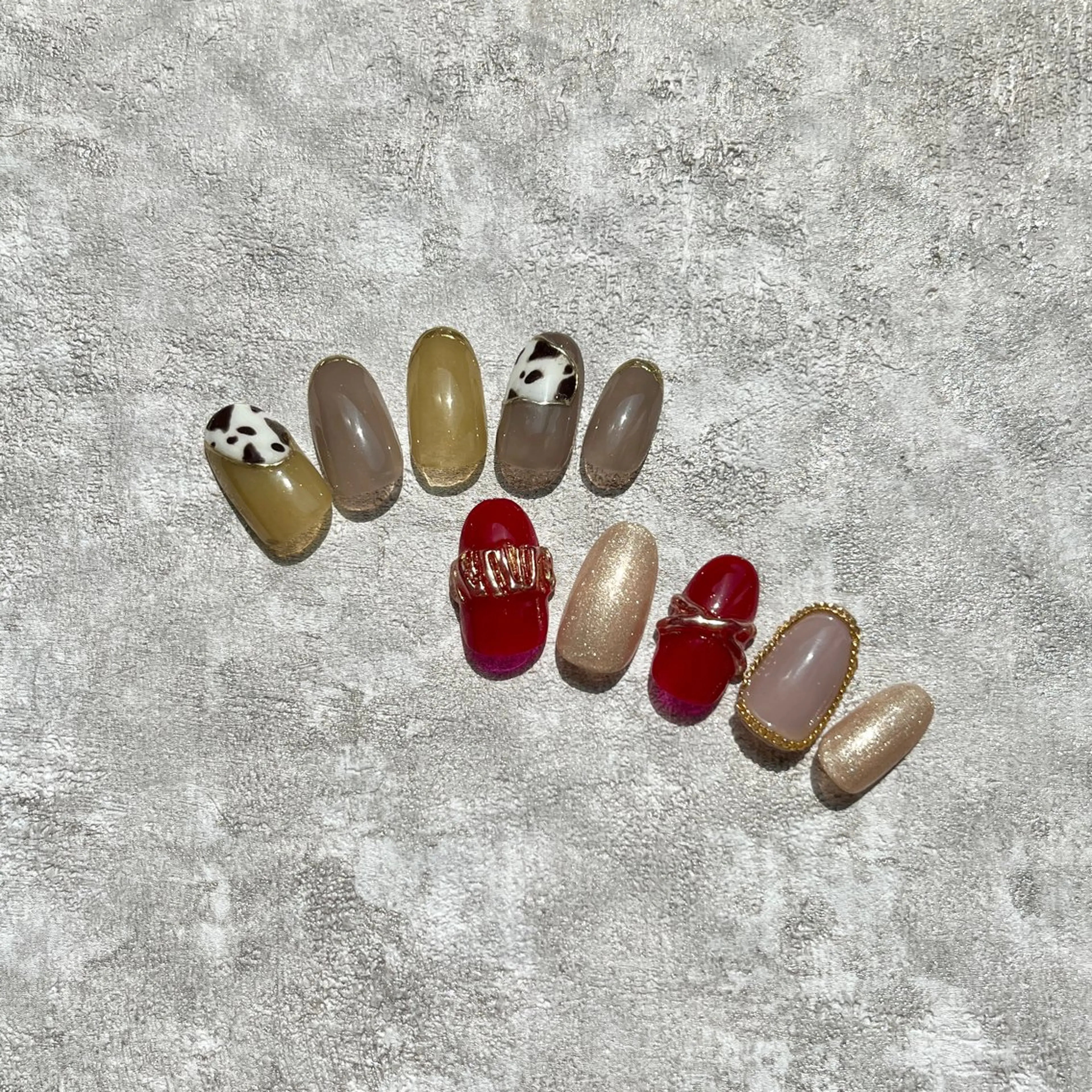 ネイル ハンドネイル 大島 玲奈のネイルデザイン