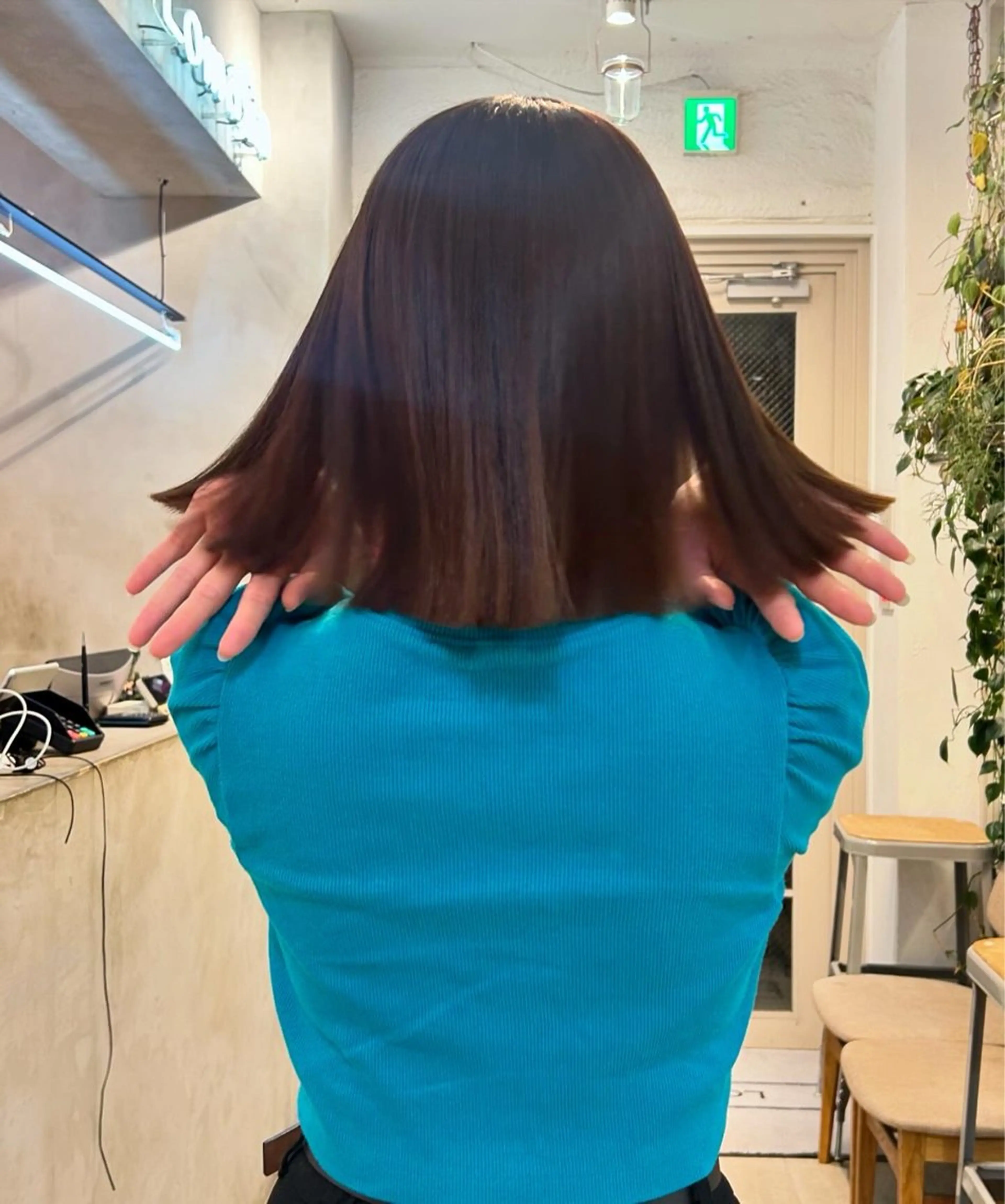 カット 縮毛矯正 じゅわっと暖色カラー 🍊Moemiのヘアスタイル