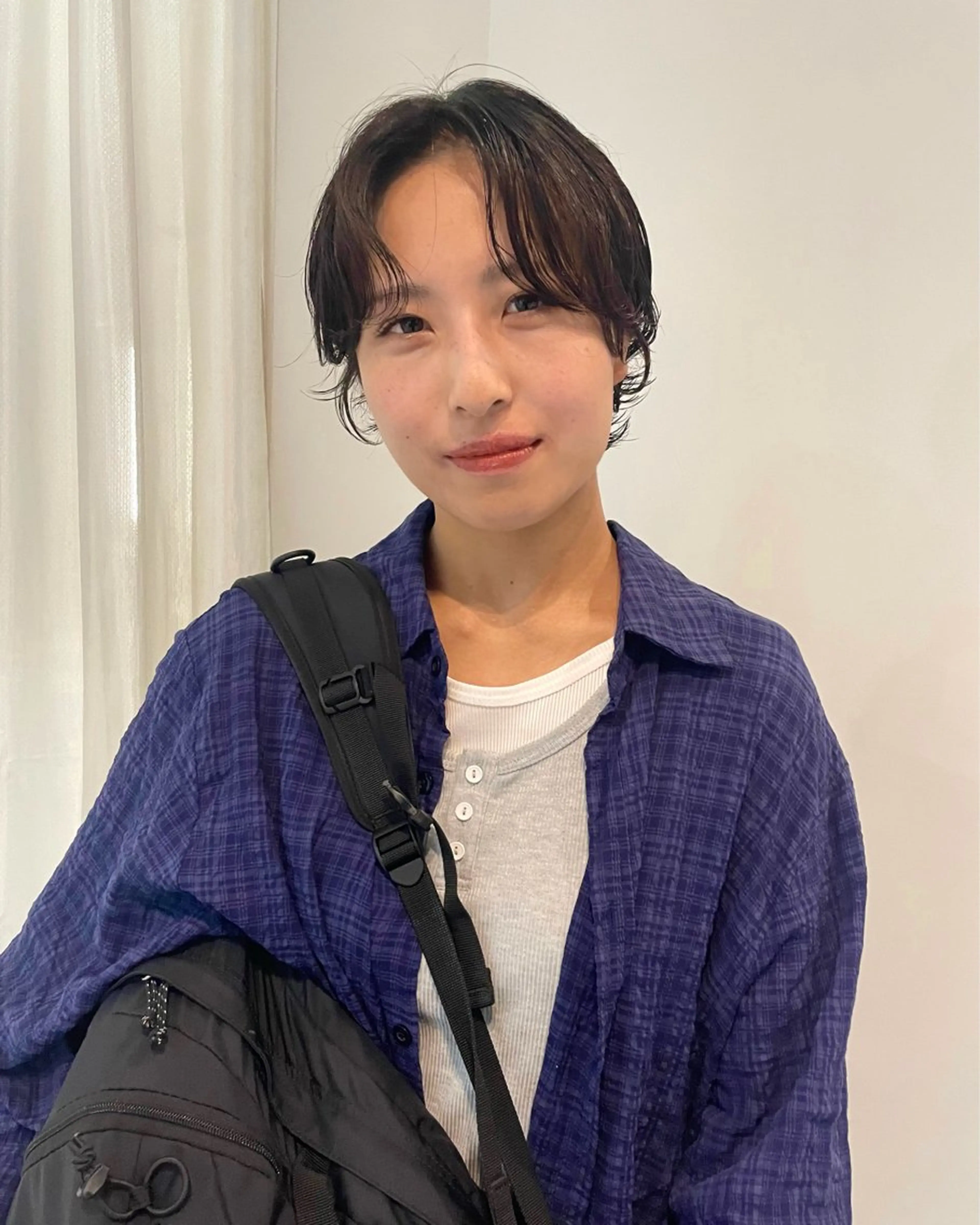 ショート パーマ ショートヘア ウルフカット 熊崎 葵のヘアスタイル