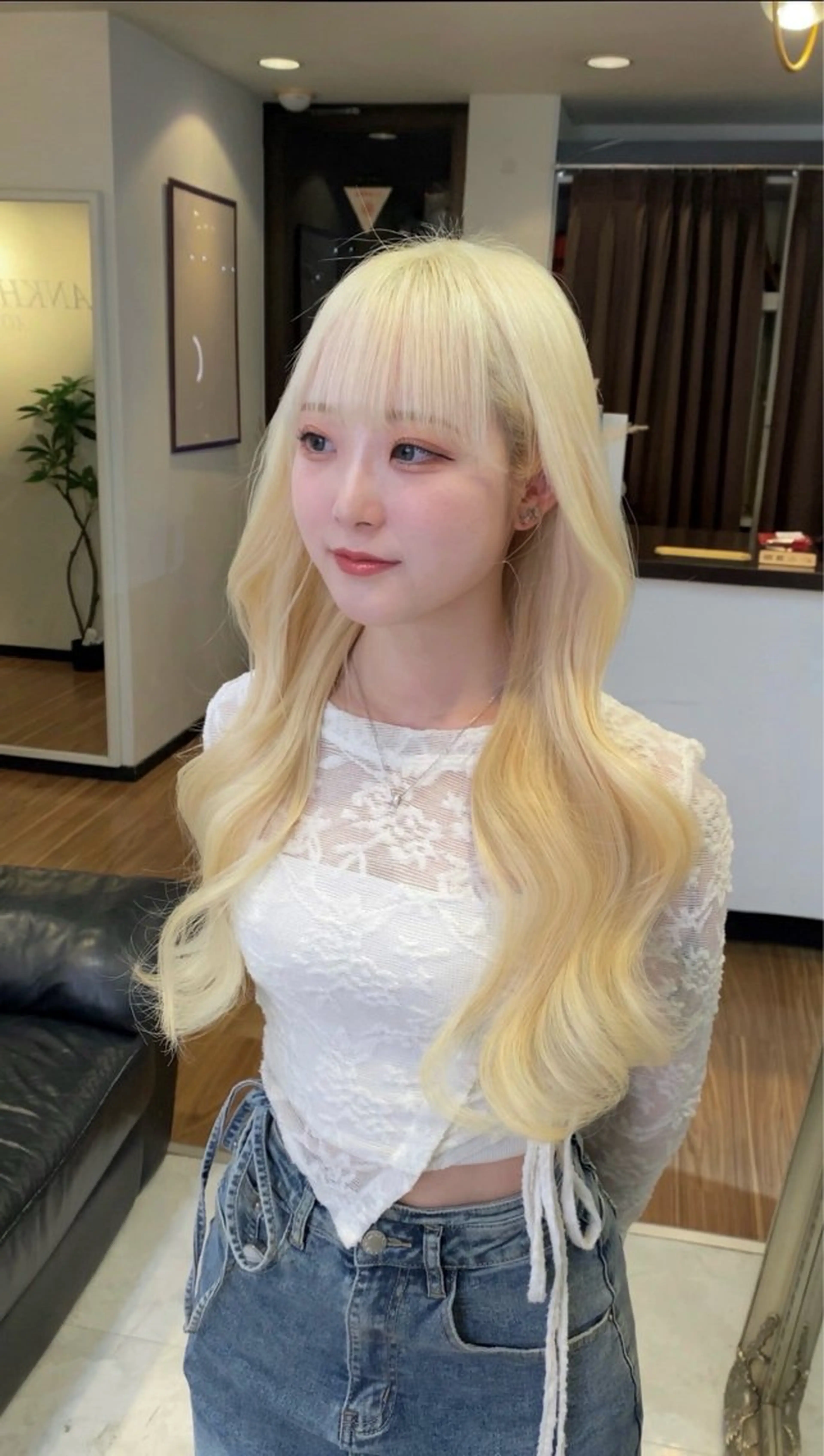 カラー 🧚🏻momo 🧚🏻【下北沢】のヘアスタイル