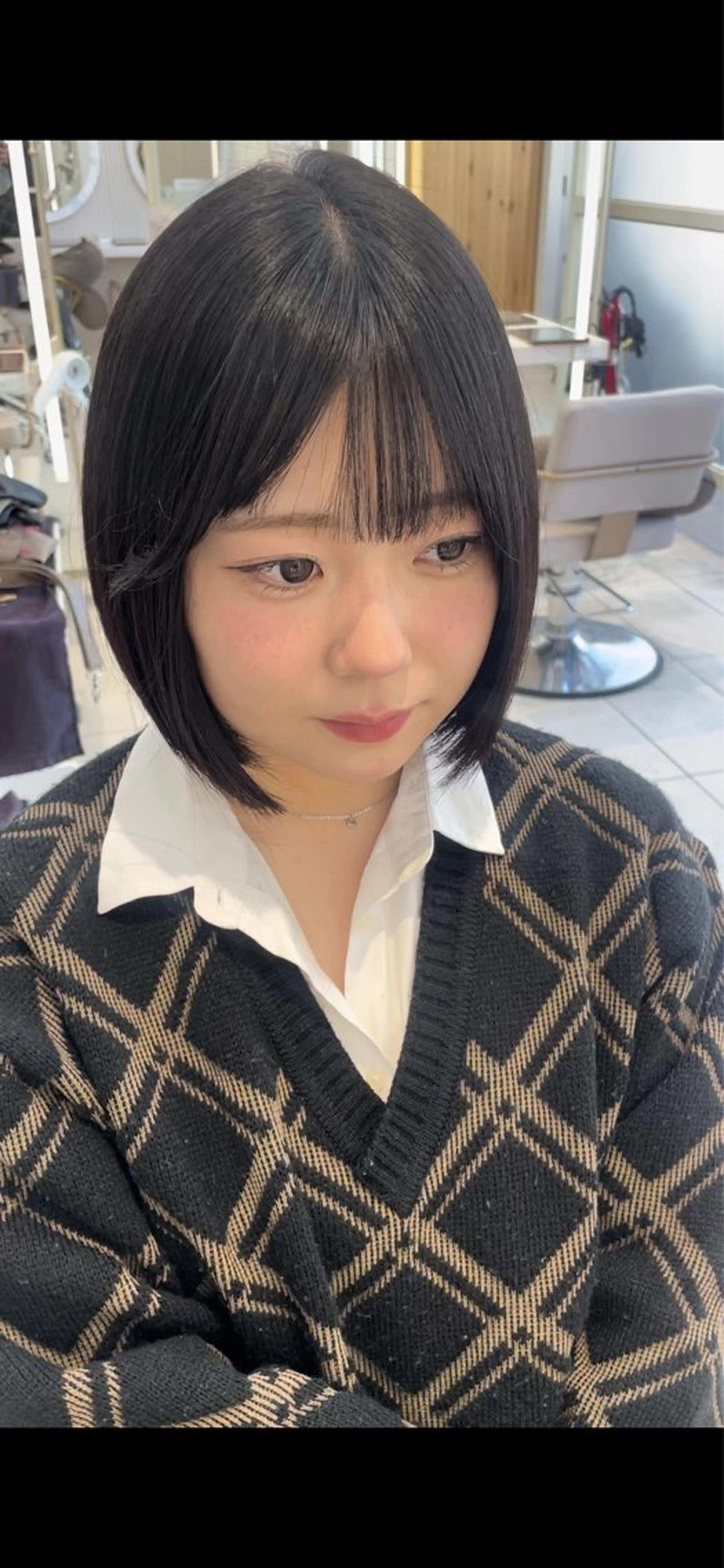 ミディアム 顔周り/透明感カラー /韓国ヘア/TAKUのヘアスタイル