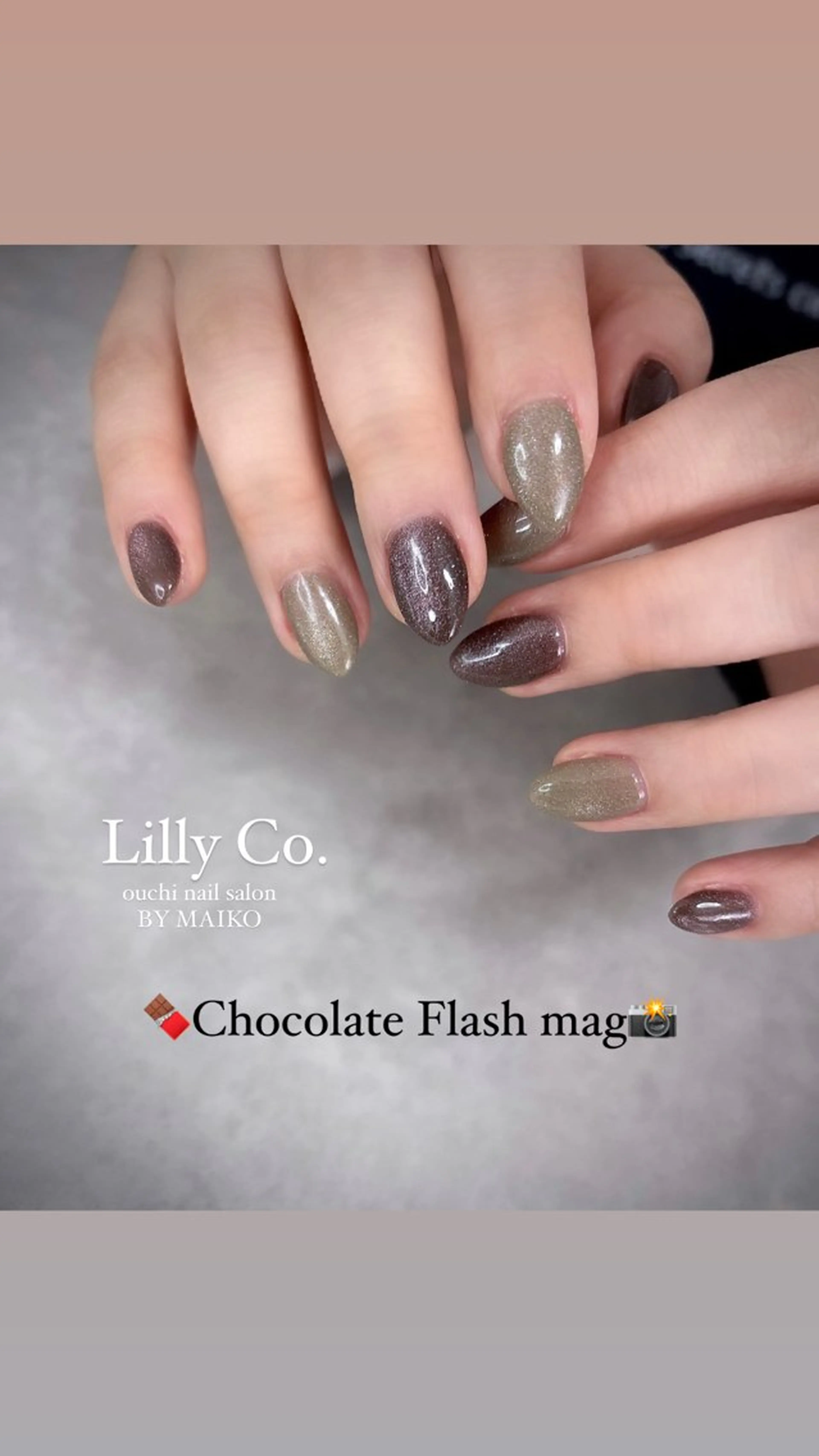 ネイル マグネットネイル ハンドネイル ハンドケア Lilly Co.のネイルデザイン