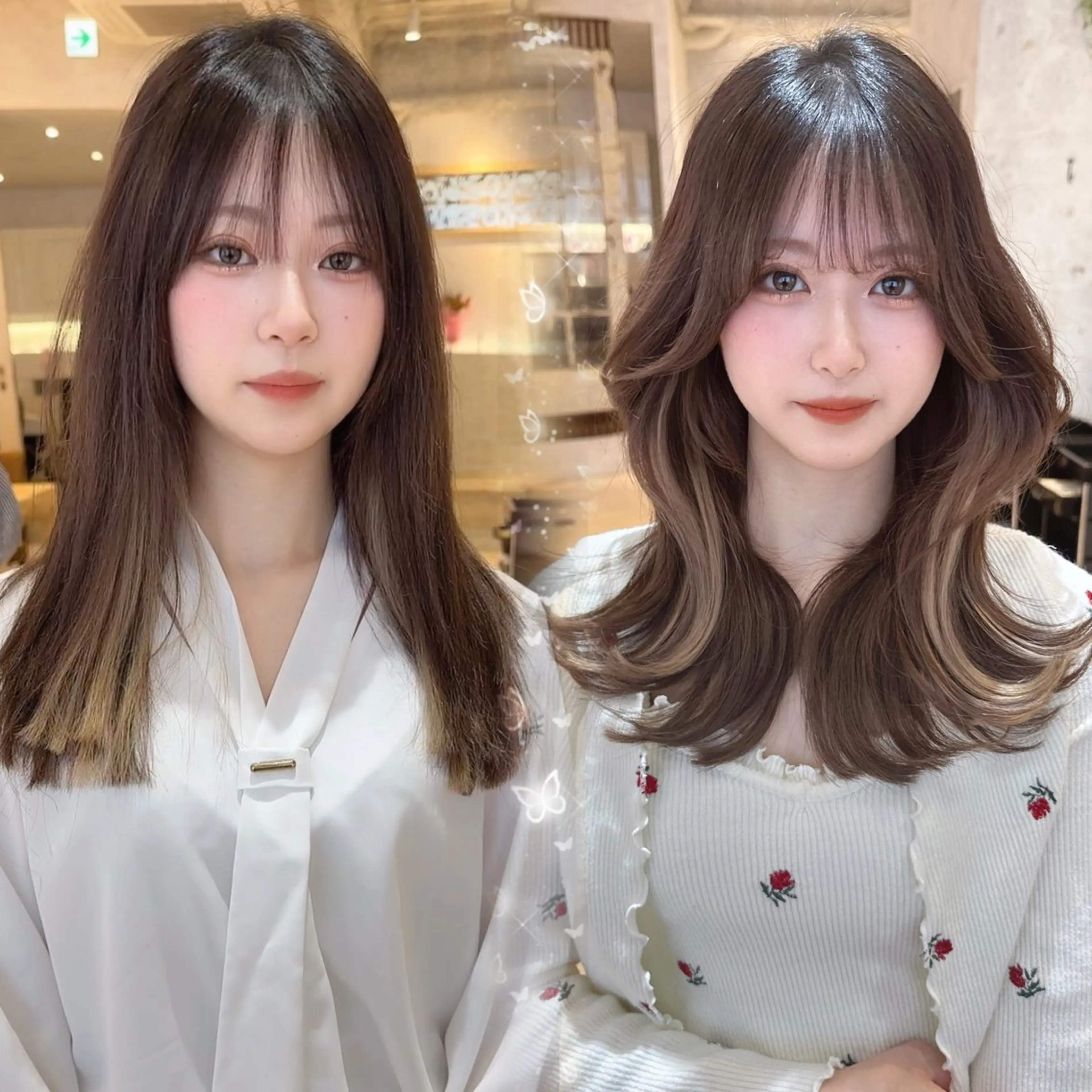 ロング ヘアカラー トリートメント レイヤー/韓国✨ 髪質改善/KAのヘアスタイル