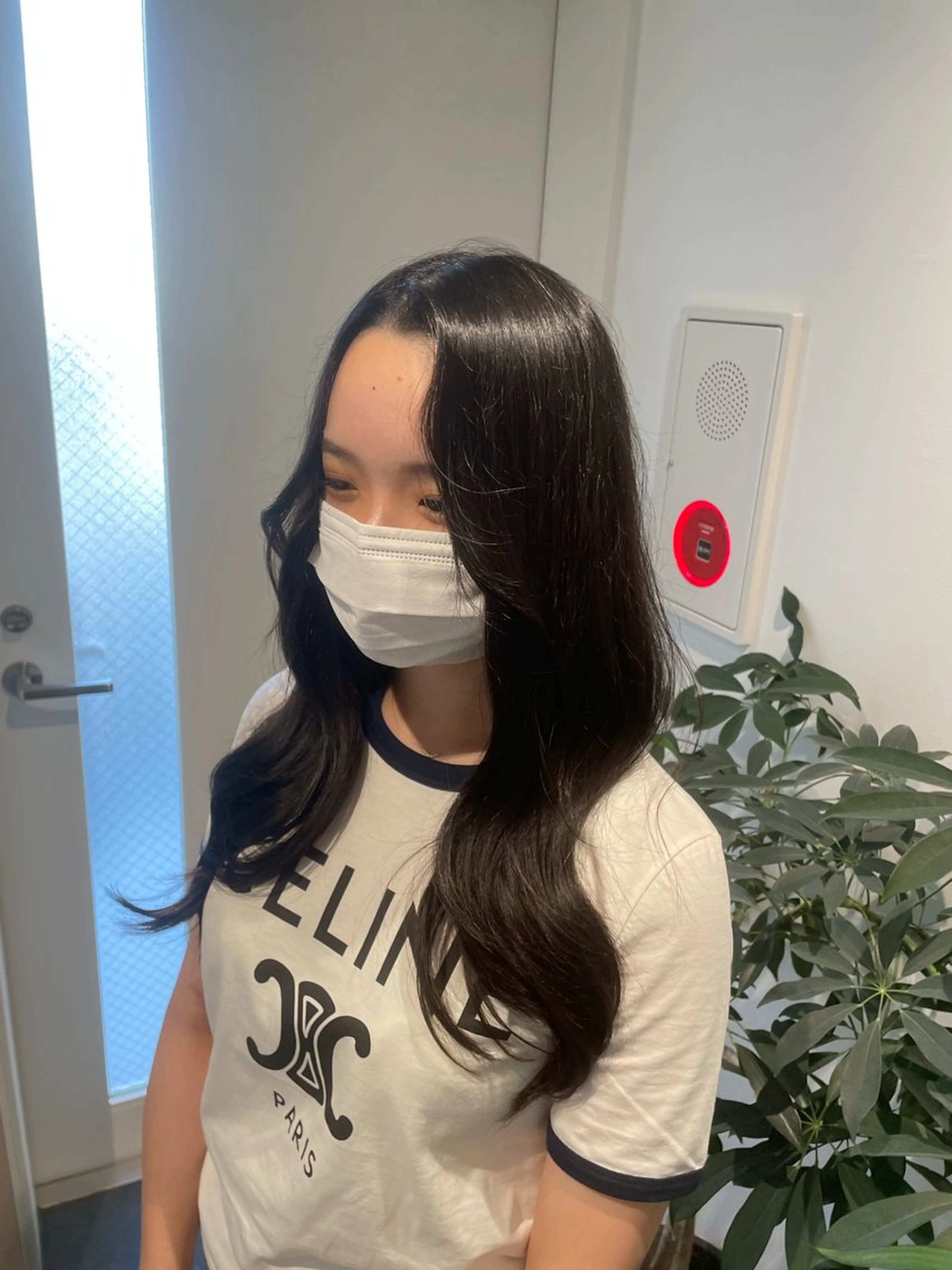 ロング 顔周りカット レイヤーカット カット けいせい/横浜/ カラー、パーマ、縮毛のヘアスタイル