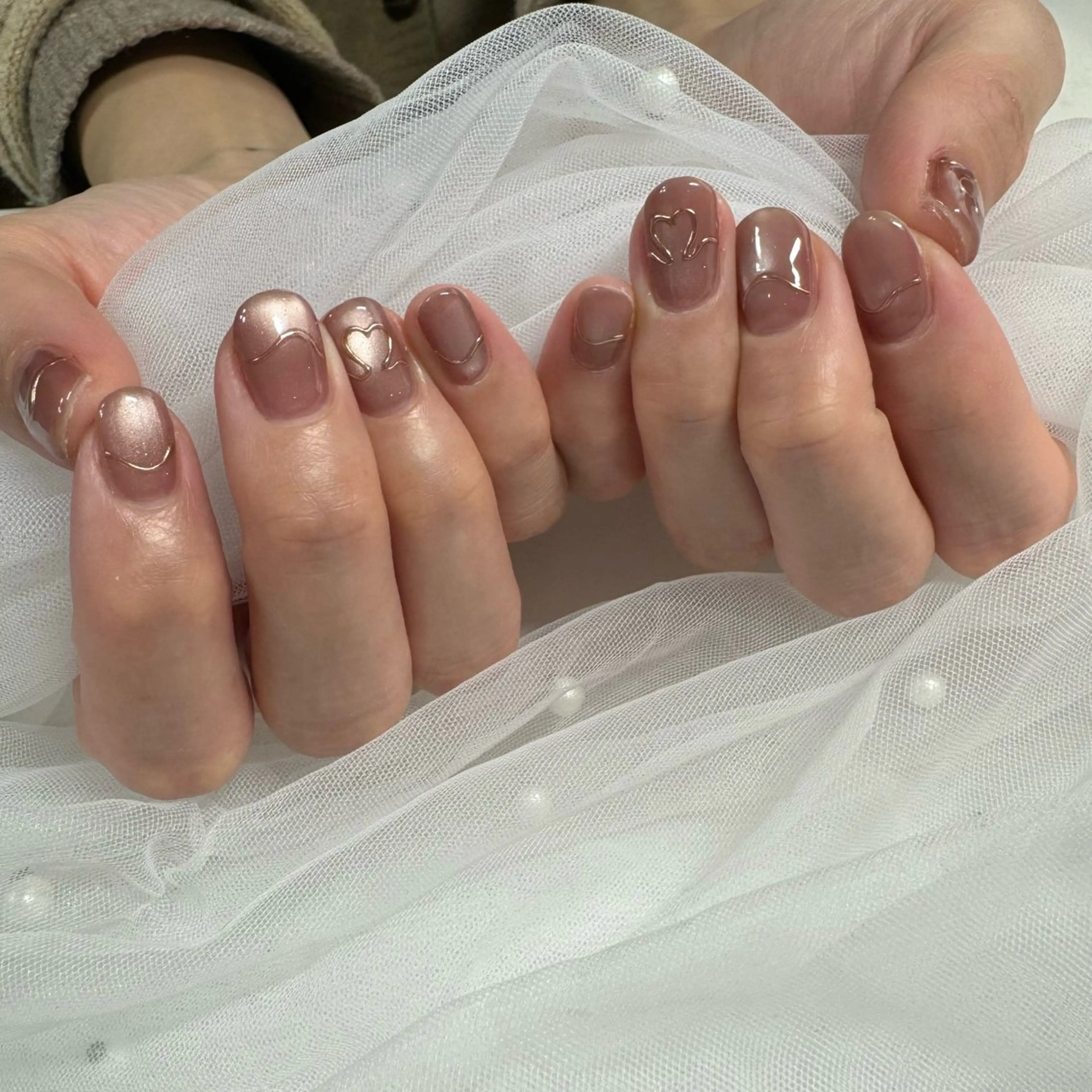 ネイル ジェルネイル 東 千夏のネイルデザイン