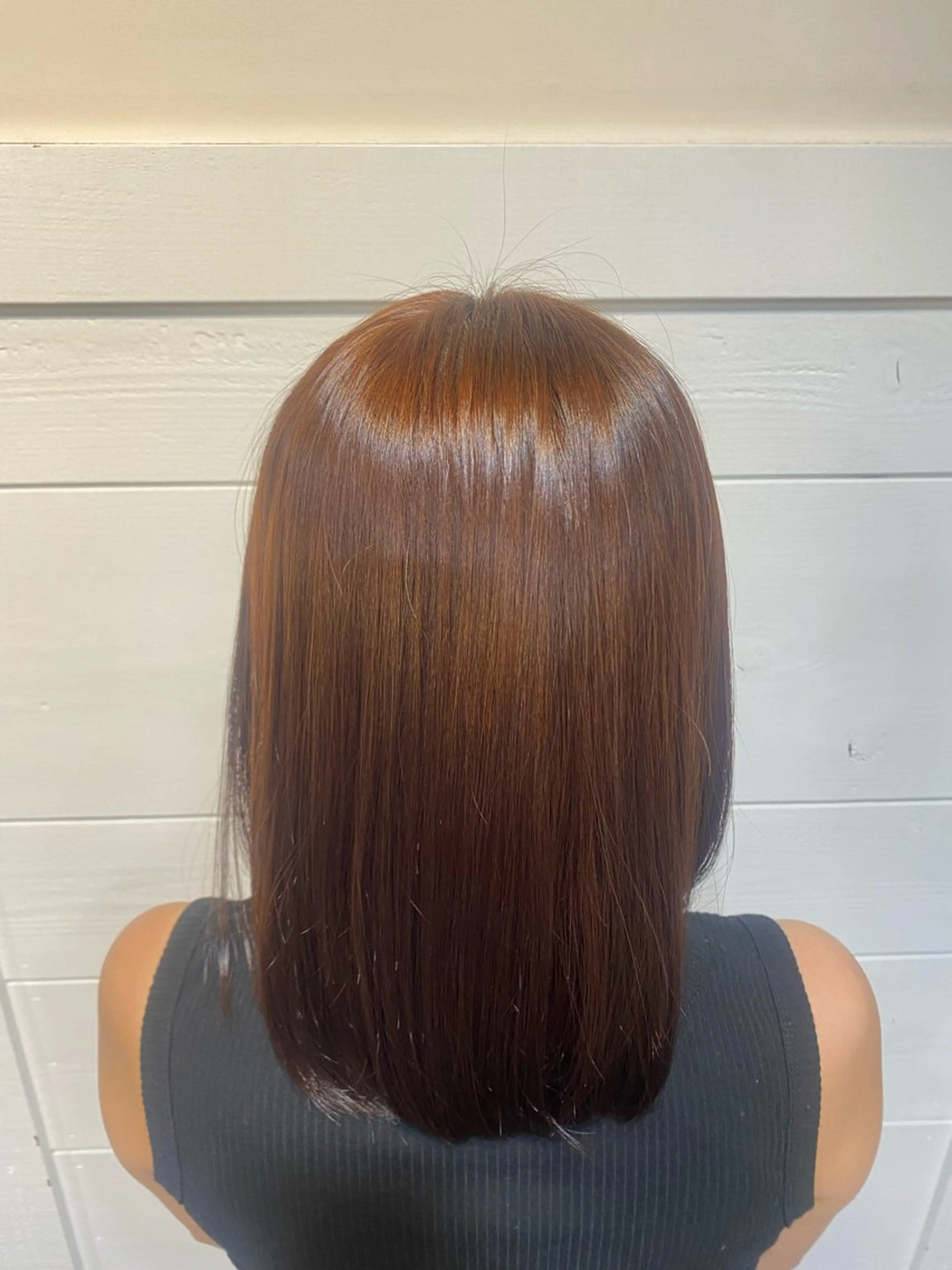 カラー 平塚 遥菜のヘアスタイル