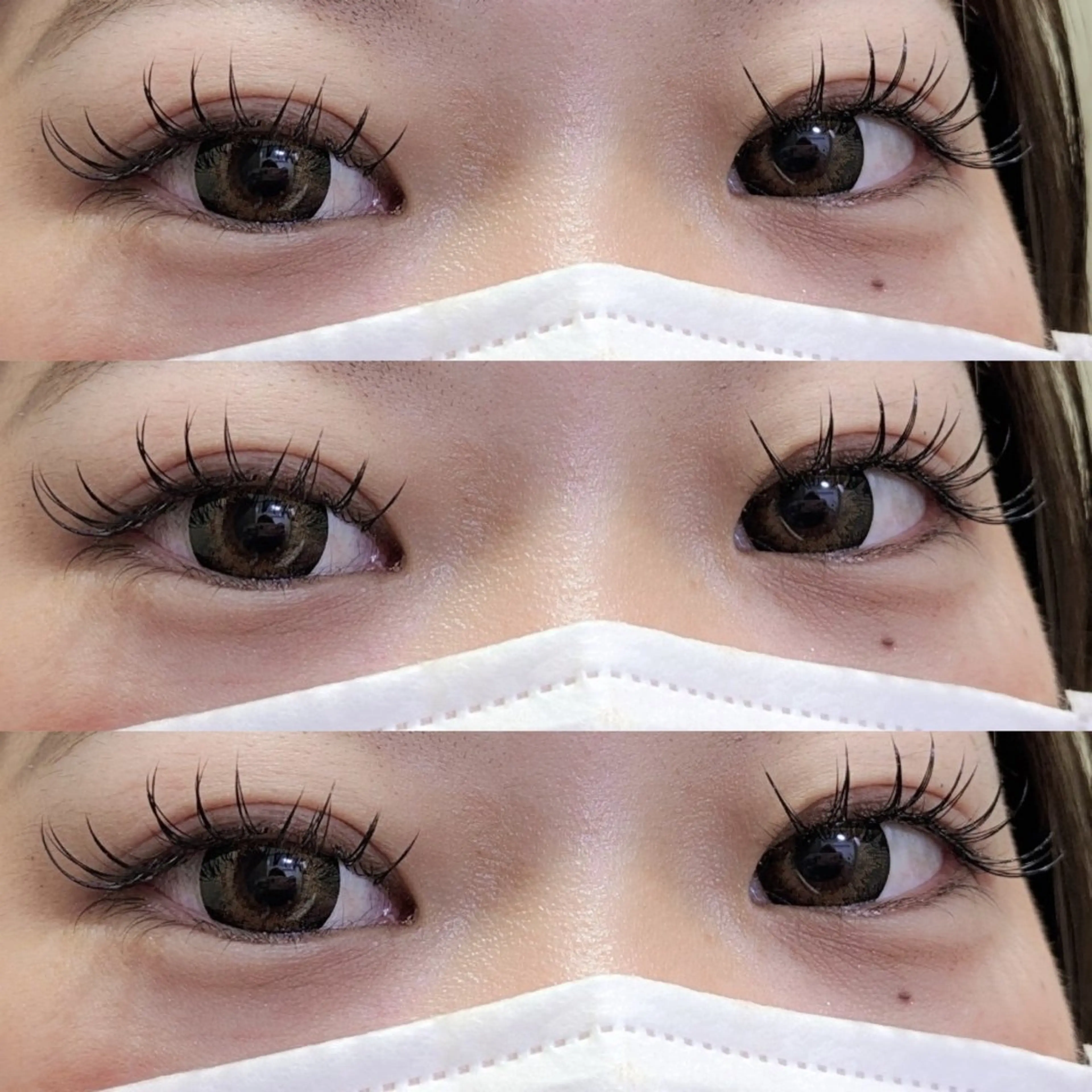 マツエク・マツパ 束感まつ毛 ナチュラル linda lashesのマツエク・マツパデザイン