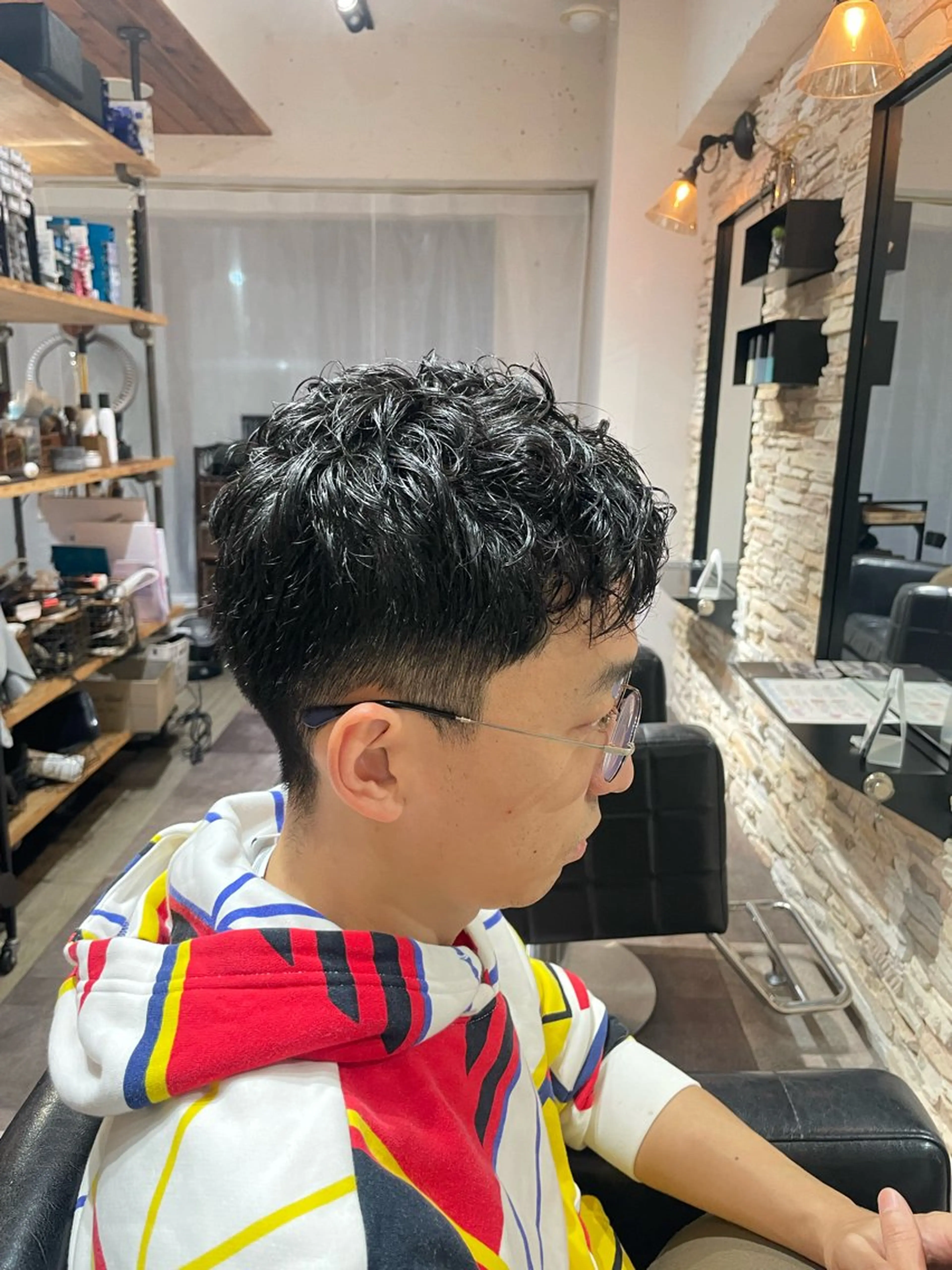 パーマ メンズ パーマ かりん髪質改善 /メンズカットのヘアスタイル