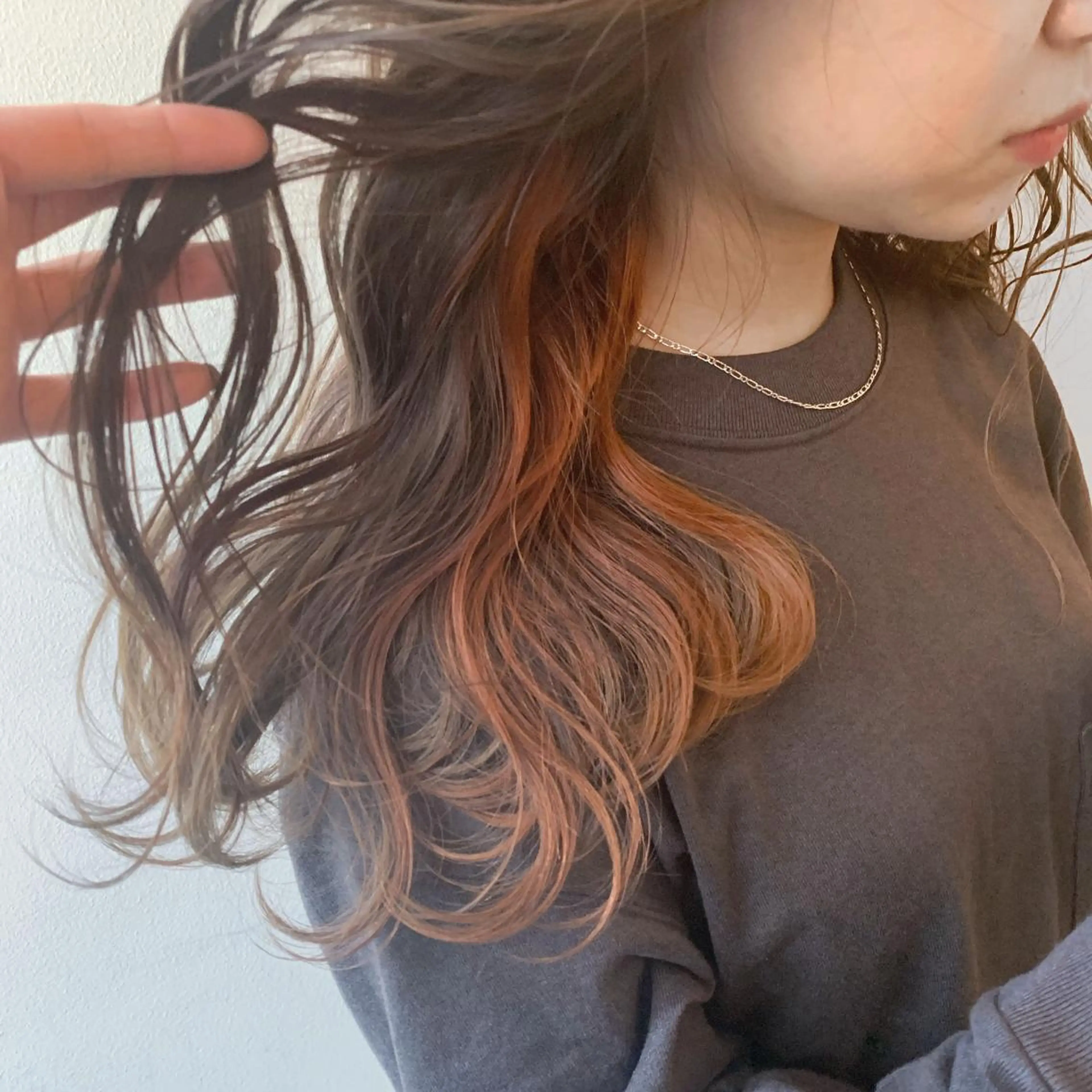 ロング カラー ヘアアレンジ オレンジ 🌟アレンジが似合う カラー🌟Rumiのヘアスタイル