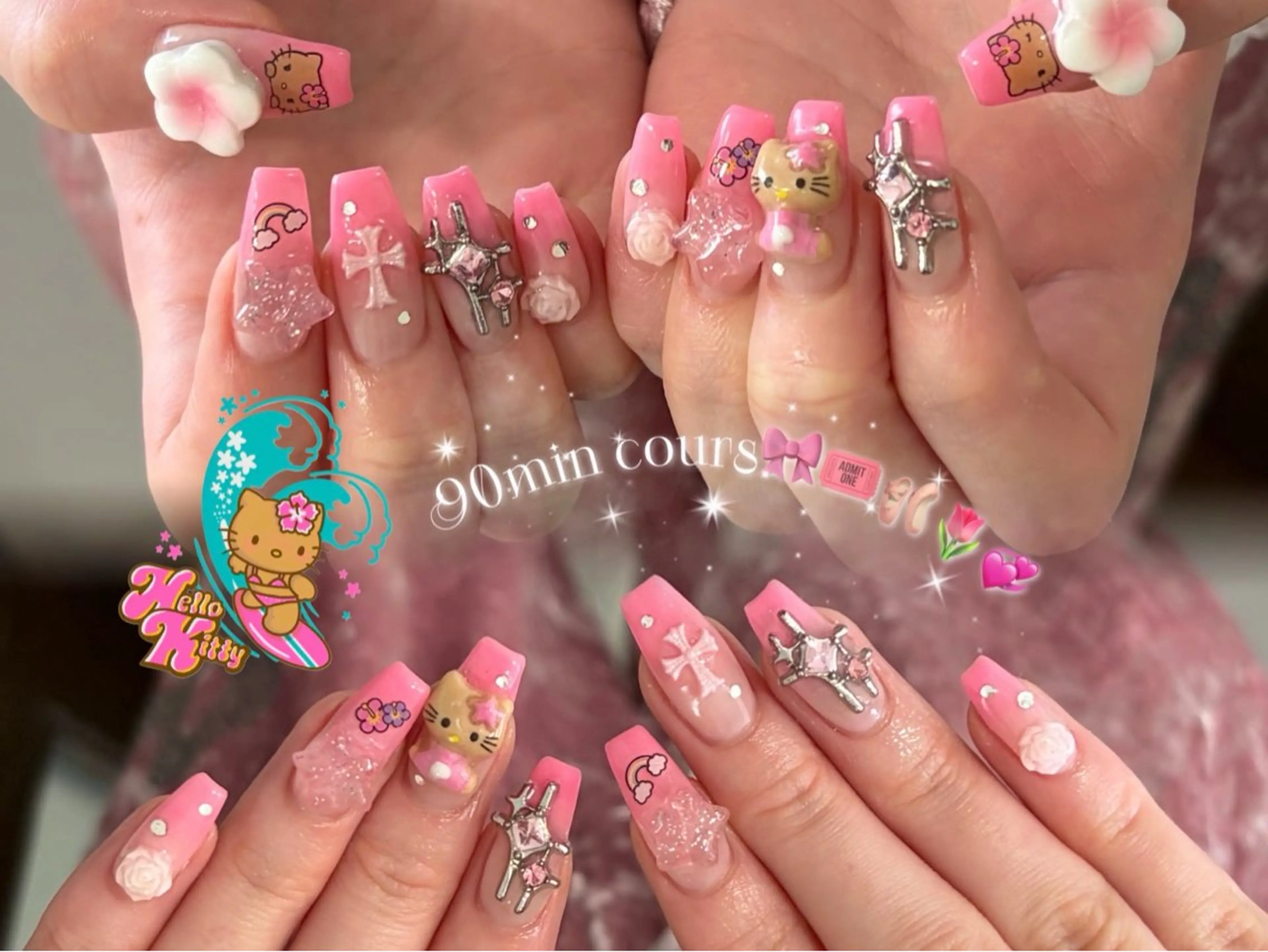 ネイル 持ち込み ハンドネイル ViViA momokaのネイルデザイン