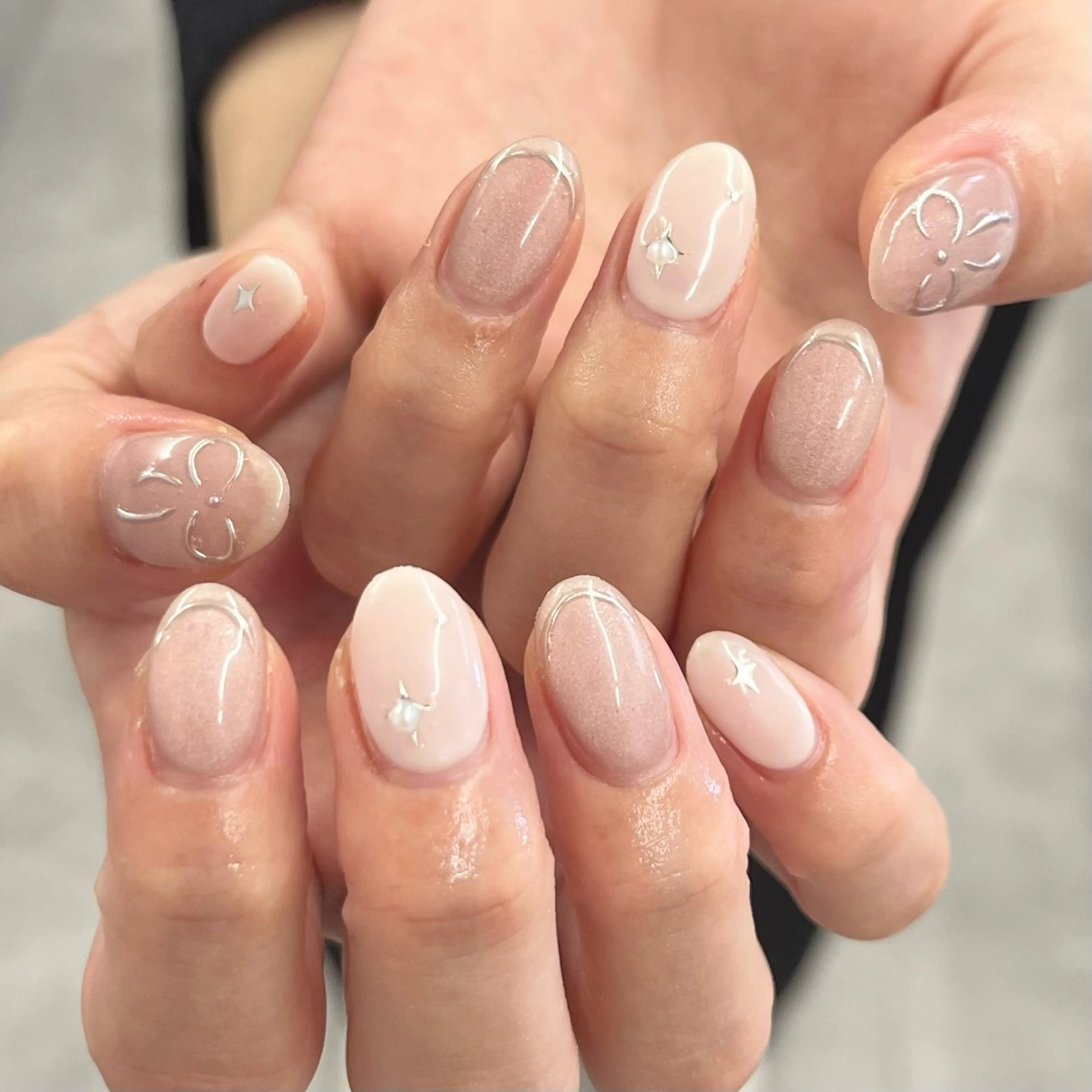 ネイル ハンドネイル ෆ‪Yura Nailෆ‪のネイルデザイン