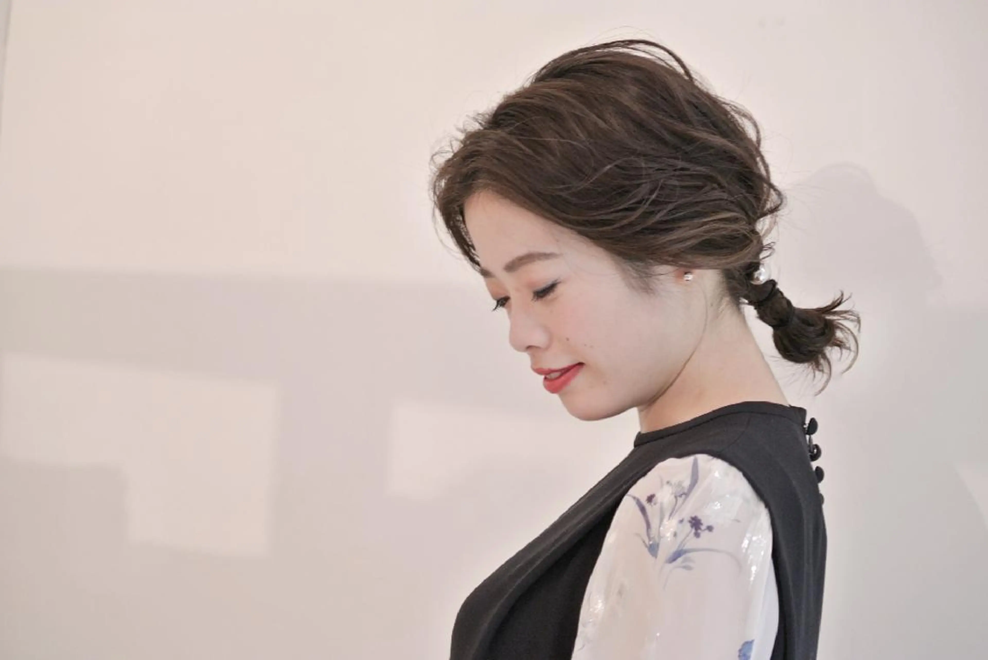 ミディアム ヘアアレンジ 樋口 千尋のヘアスタイル