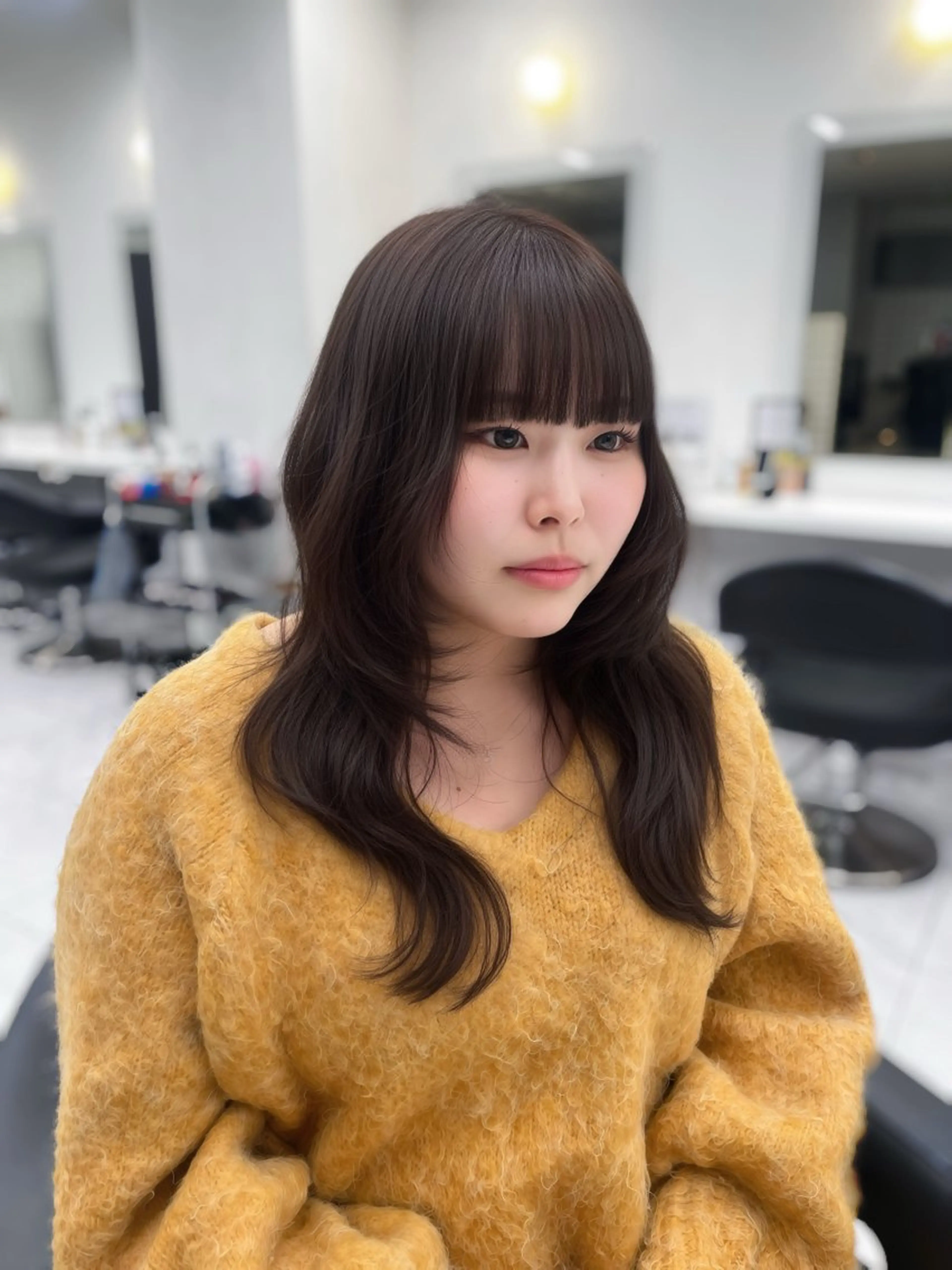 カラー カット ヘアカラー 🥀韓流暖色ヘア 🥀yuzukiのヘアスタイル