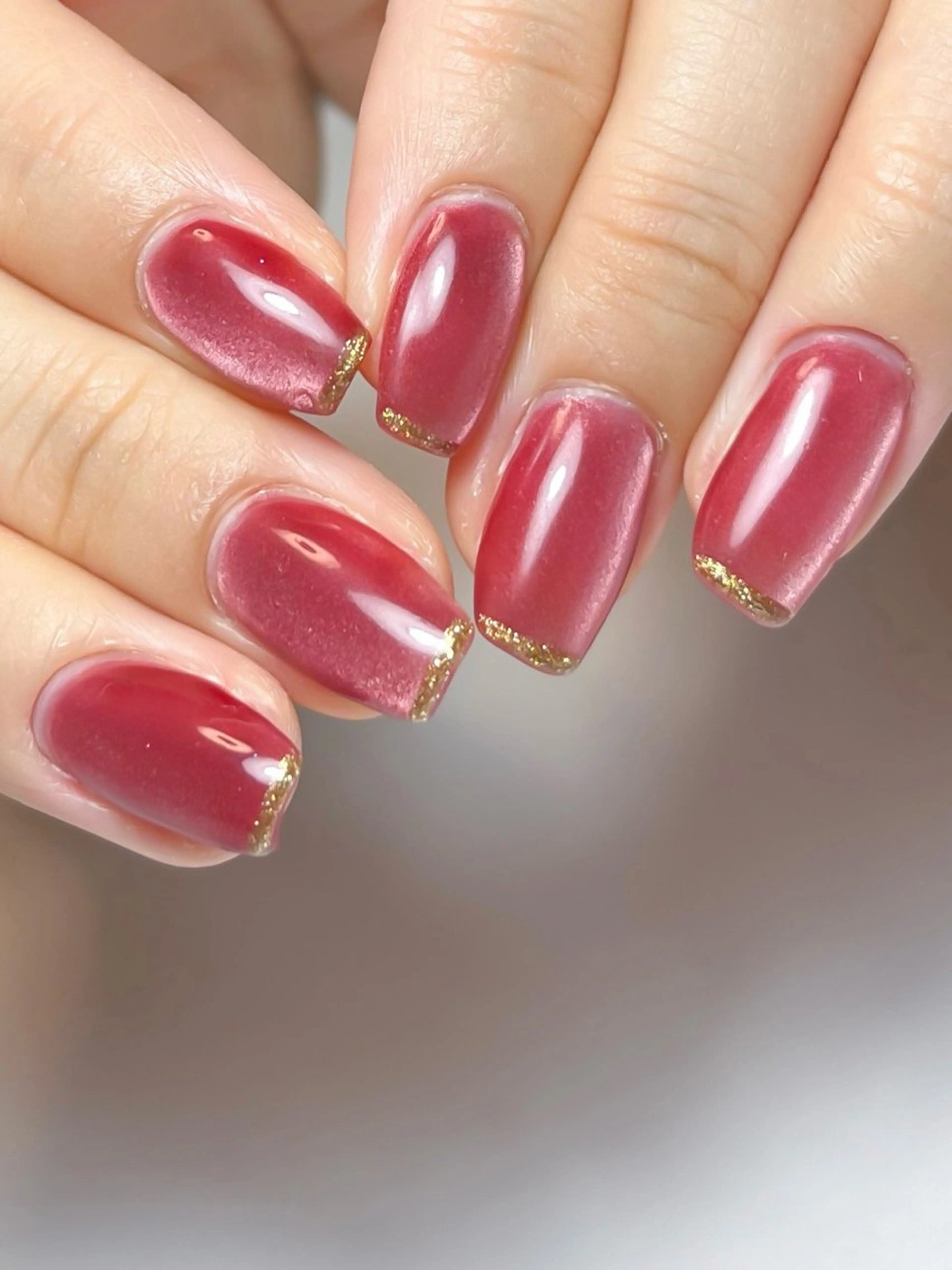 ネイル ラメ(グリッター) ハンドネイル private acottoのネイルデザイン