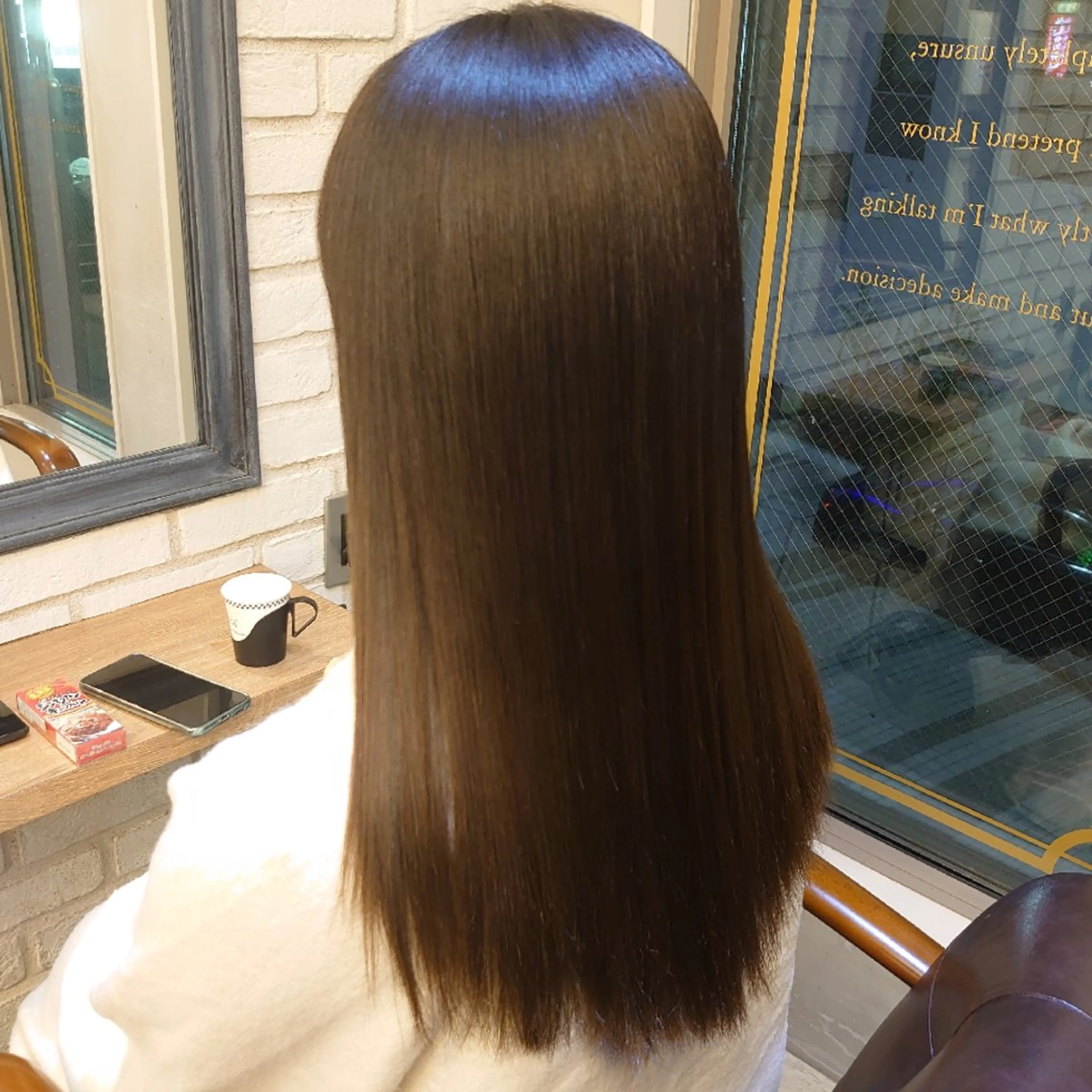 カット+最上級髪質改善ストレートの写真