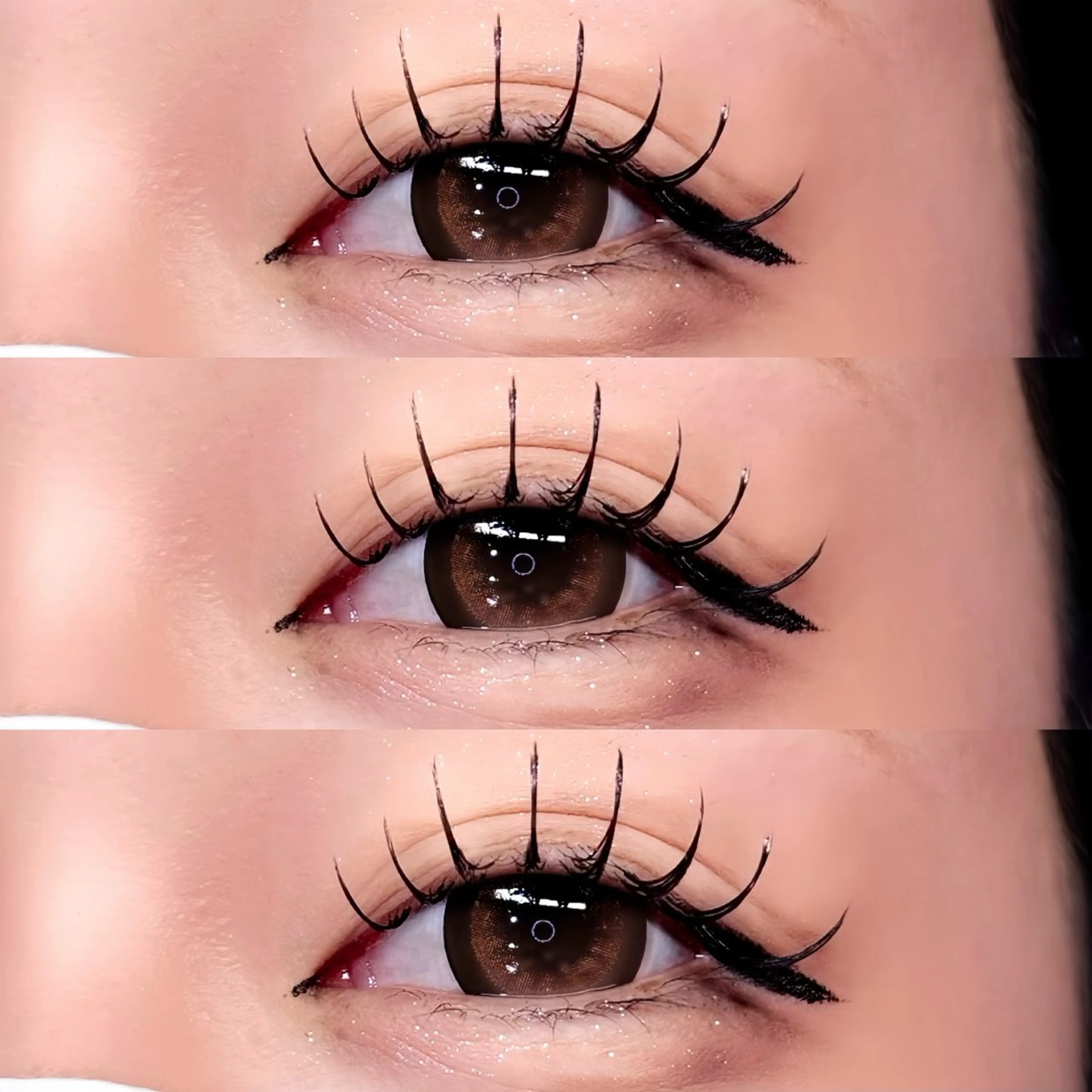 マツエク・マツパ 束感まつ毛 マツパ NANAMI🖤 ‎のマツエク・マツパデザイン