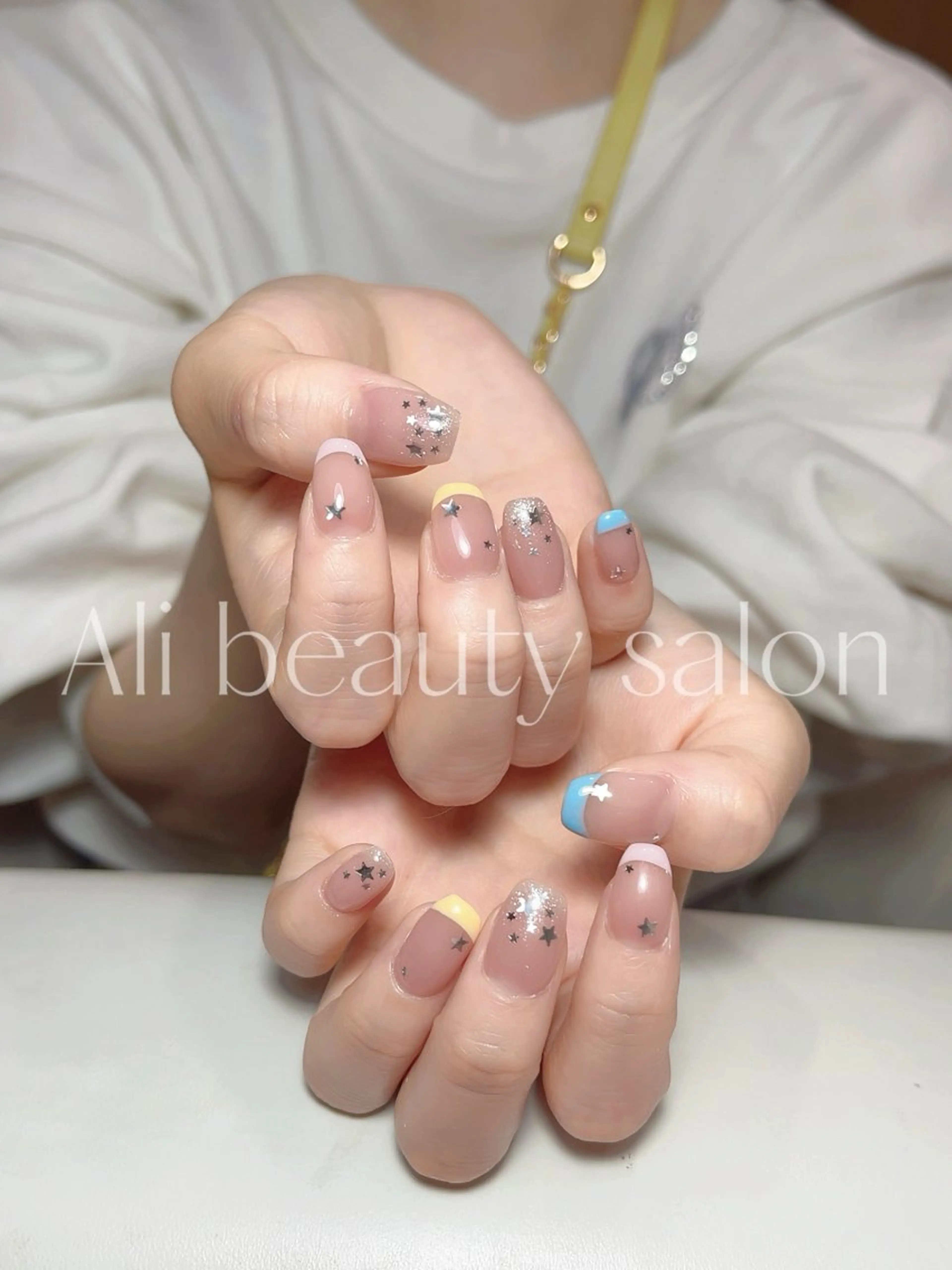 ネイル フレンチネイル ハンドネイル Ali 新小岩 ネイル専門のネイルデザイン