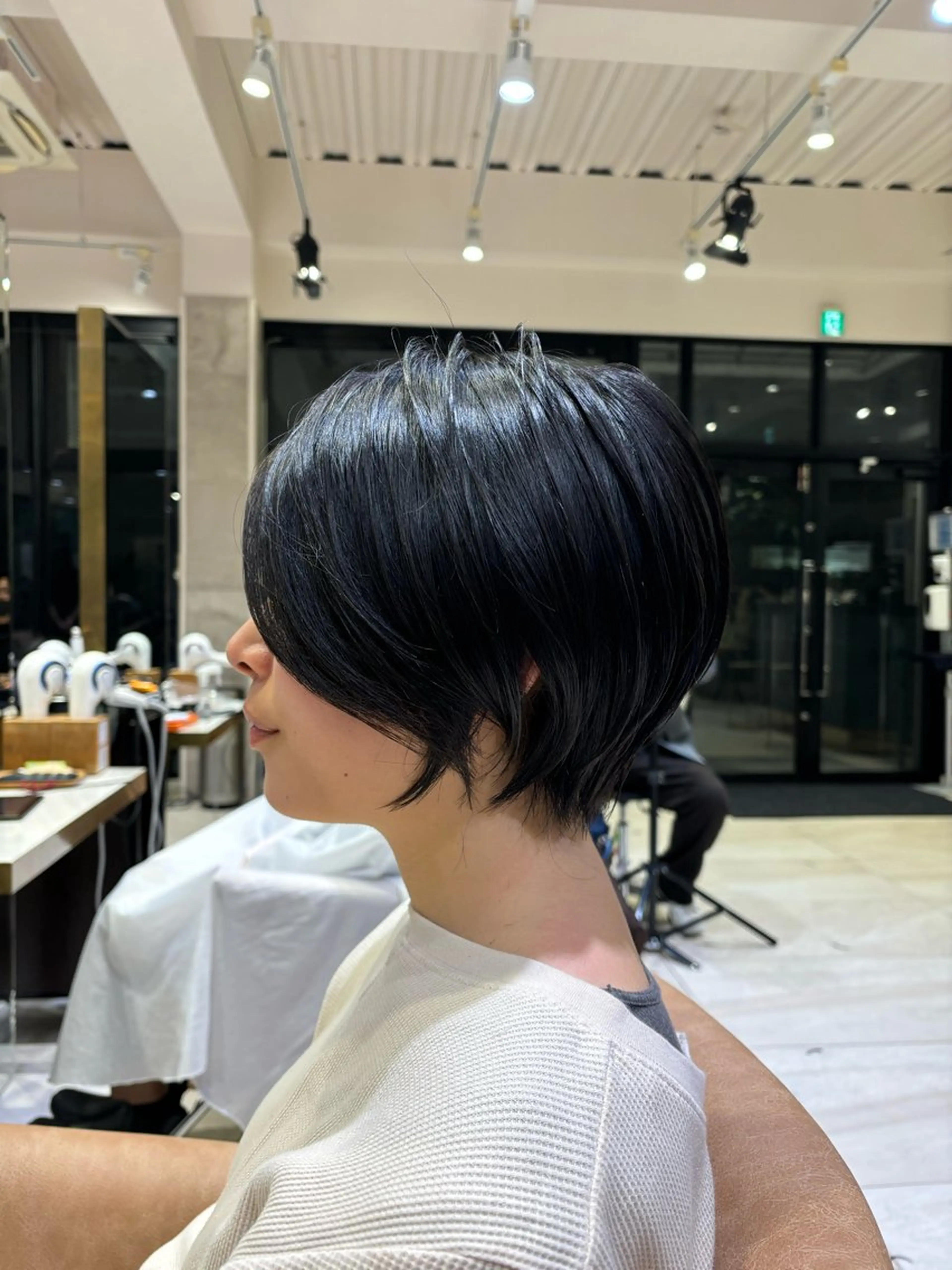 ショート 丸みショート ショートヘア ショート/レイヤー/ 無料/表参道/荒砂のヘアスタイル