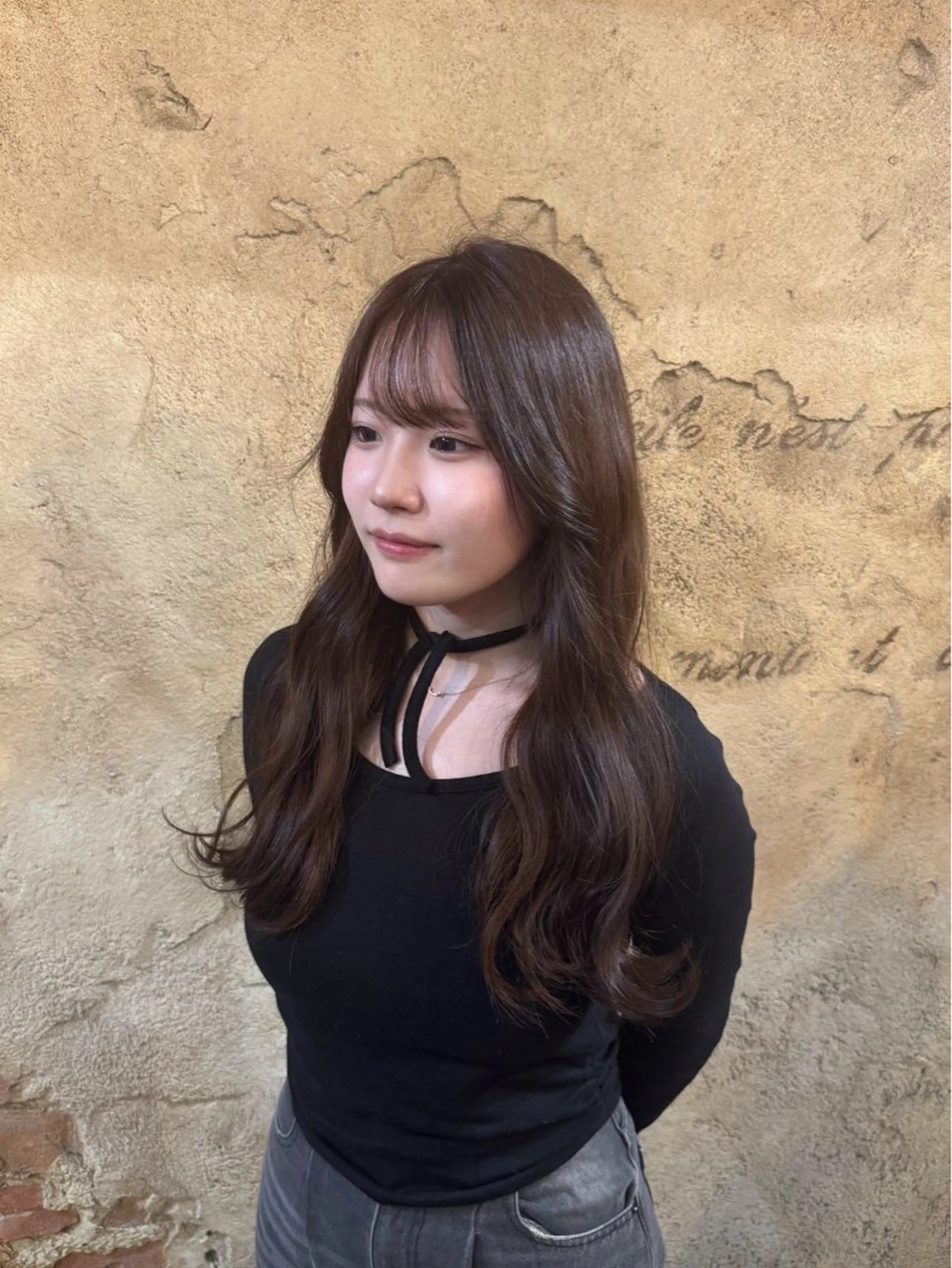 ロング カラー 透明感カラー 髪質改善カラー /高山奈夕のヘアスタイル