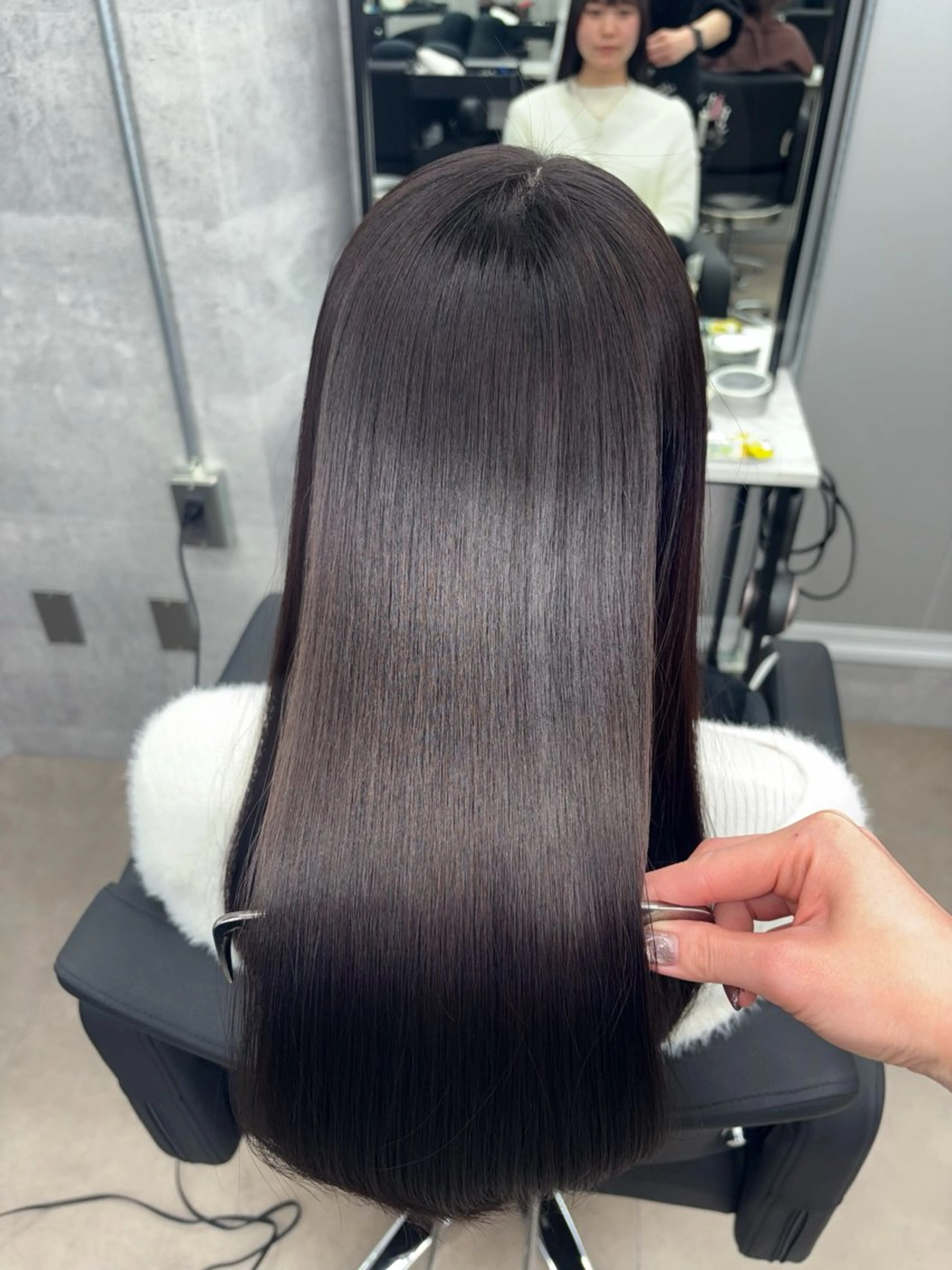 ロング カラー 髪質改善/韓国 ﾚｲﾔｰ/店長/原島のヘアスタイル