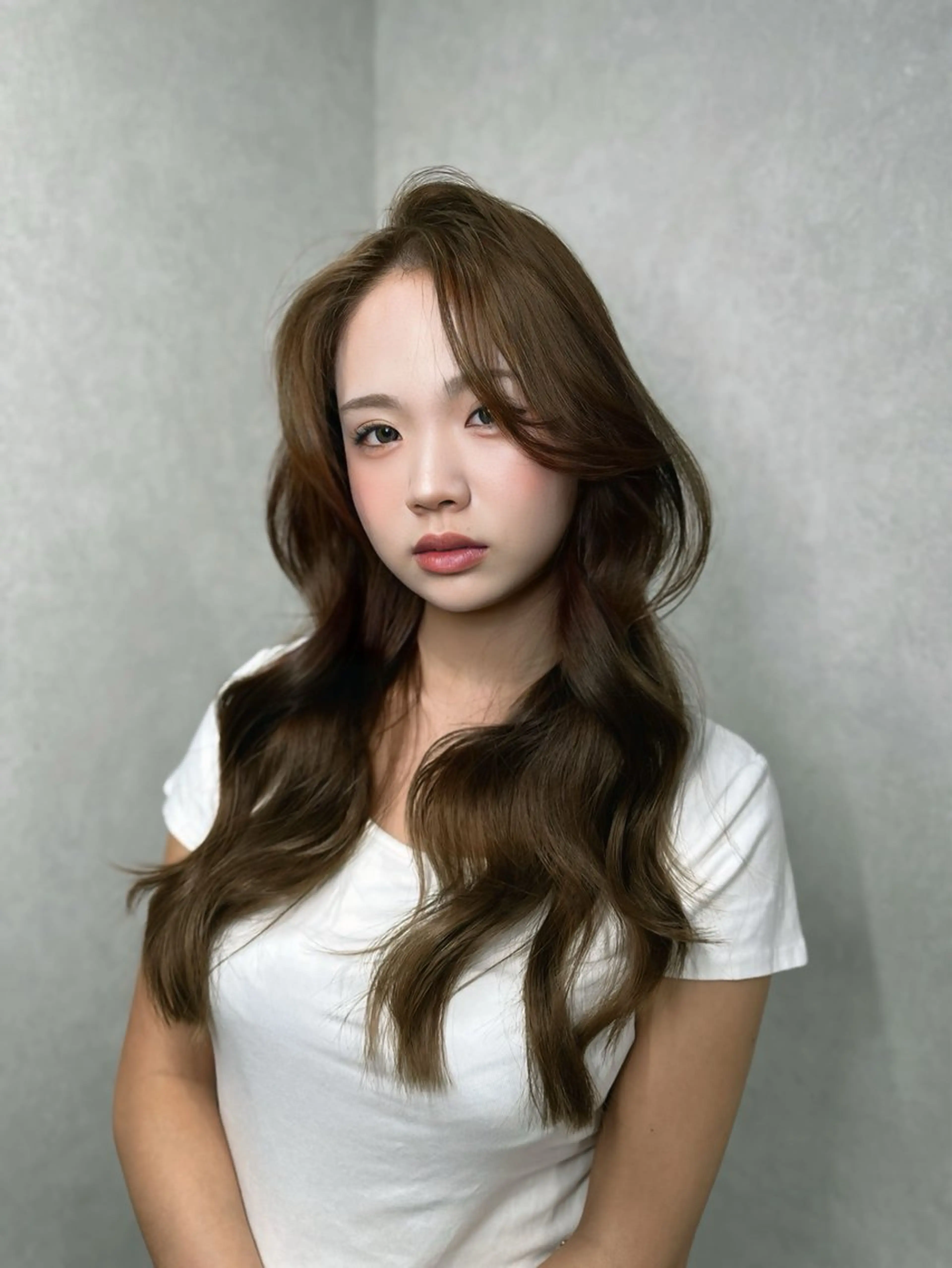 ロング カラー カット ヘアカラー トリートメント ワンホンヘア ケラチン/Kaitoのヘアスタイル