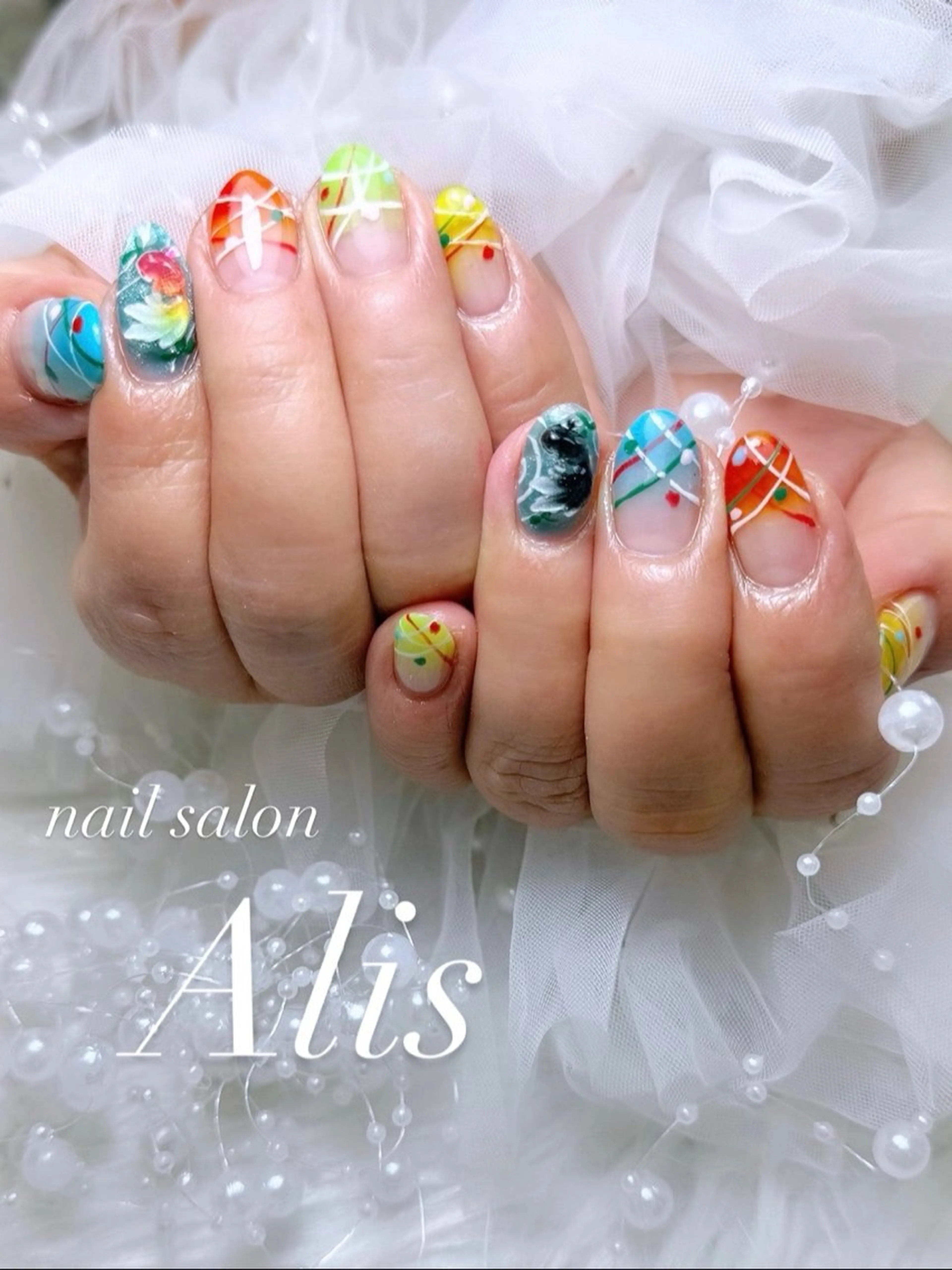 ネイル 中西 美羽のネイルデザイン