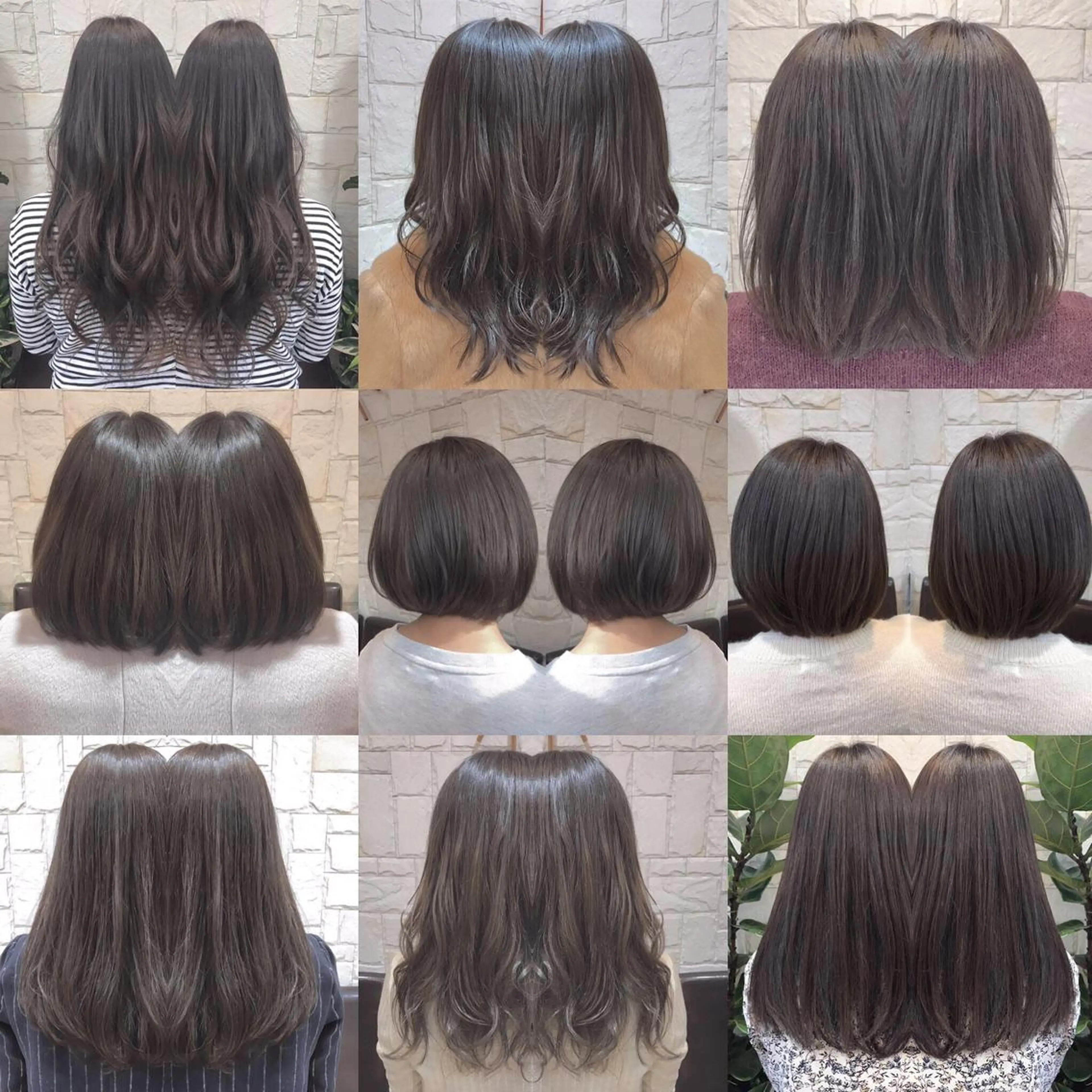 セミロング カラー 髪質改善 艶髪🔵ﾌｾﾅｵﾔのヘアスタイル