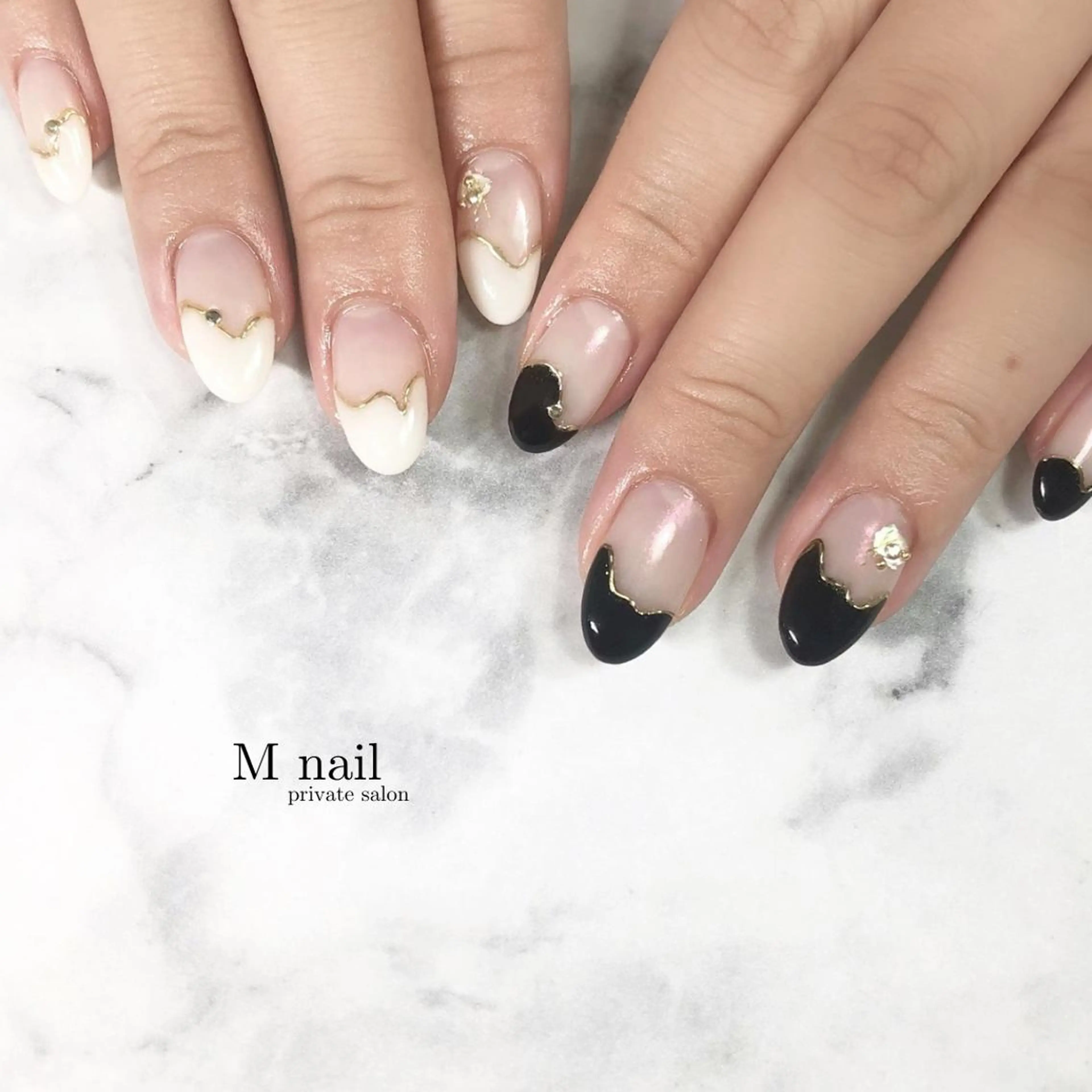 ネイル 持ち込み ハンドネイル M　nail所属・M nailのネイルデザイン