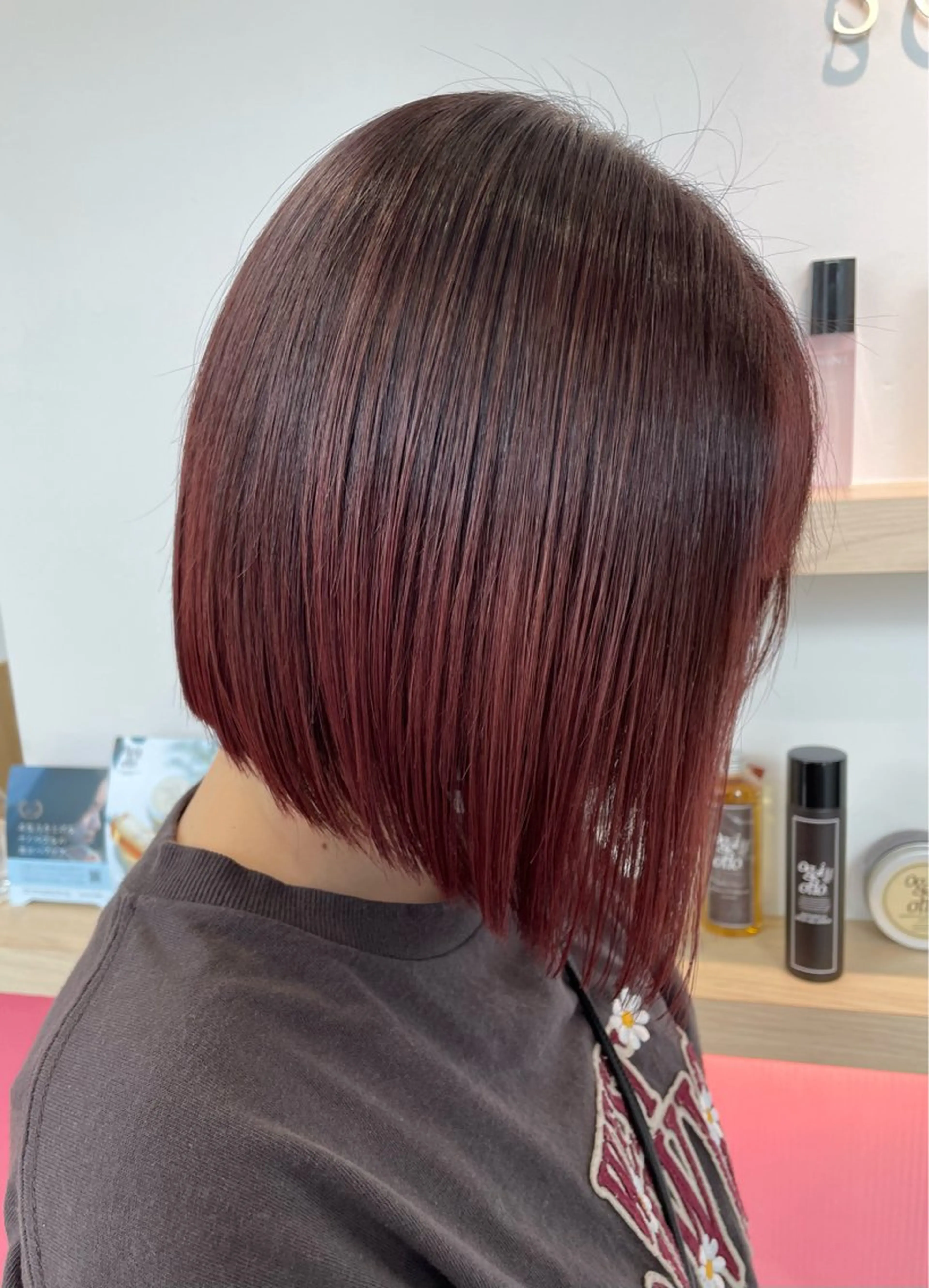 ショート カラー メンズカット ボブ/米崎駿也のヘアスタイル