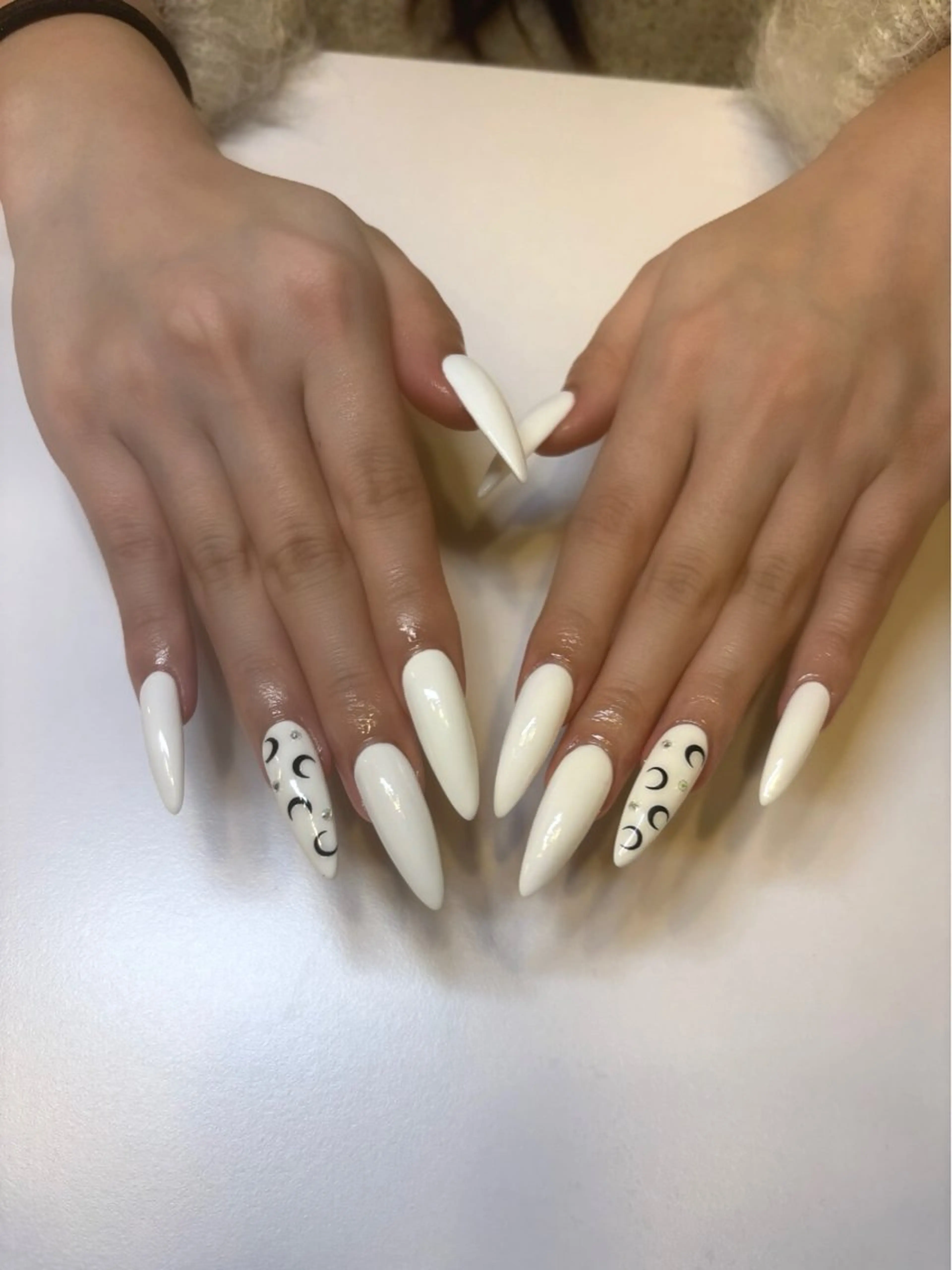 ネイル ハンドネイル ️🩵Merci Miyu 南堀江️のネイルデザイン