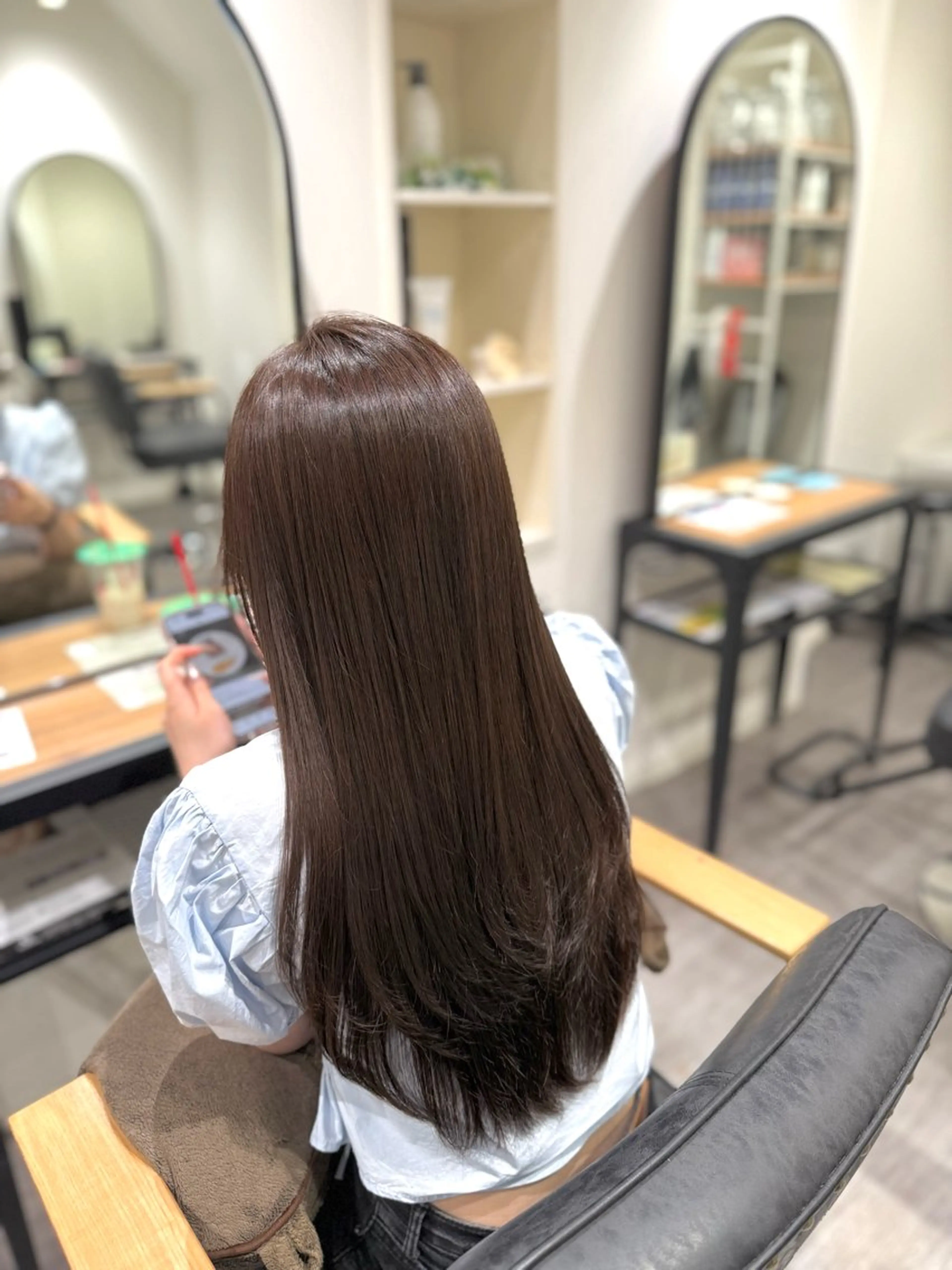 ロング カラー グレージュ ヘアカラー cocotte🫧 絹村 琴美のヘアスタイル