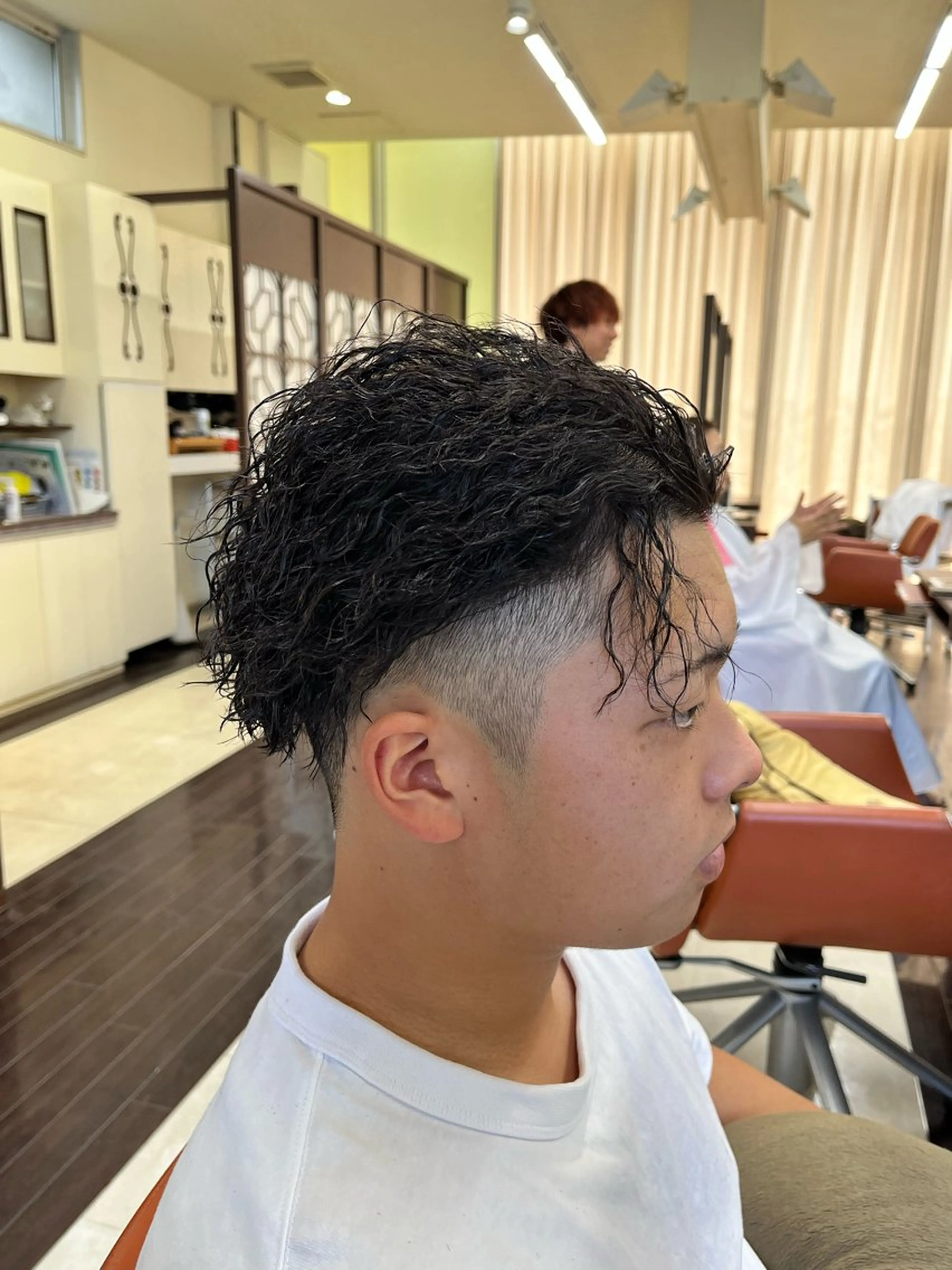 ショート パーマ メンズ メンズパーマ ツイストスパイラルパーマ スパイラルパーマ AROH  men's cut&men's perm 船橋店所属・🧊メンズ特化🧊 高木航希のヘアスタイル