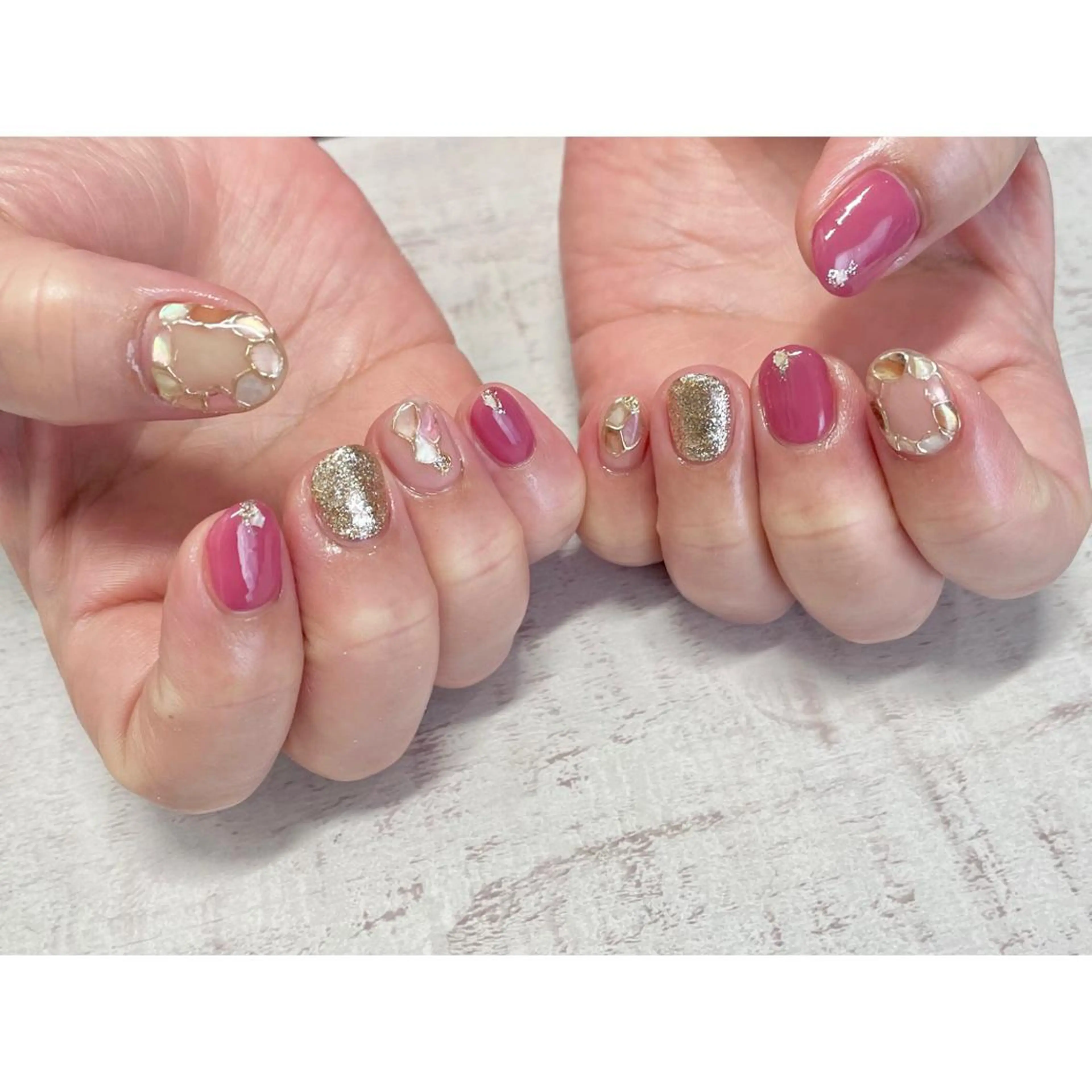 ネイル 𖡼 yumenoのネイルデザイン