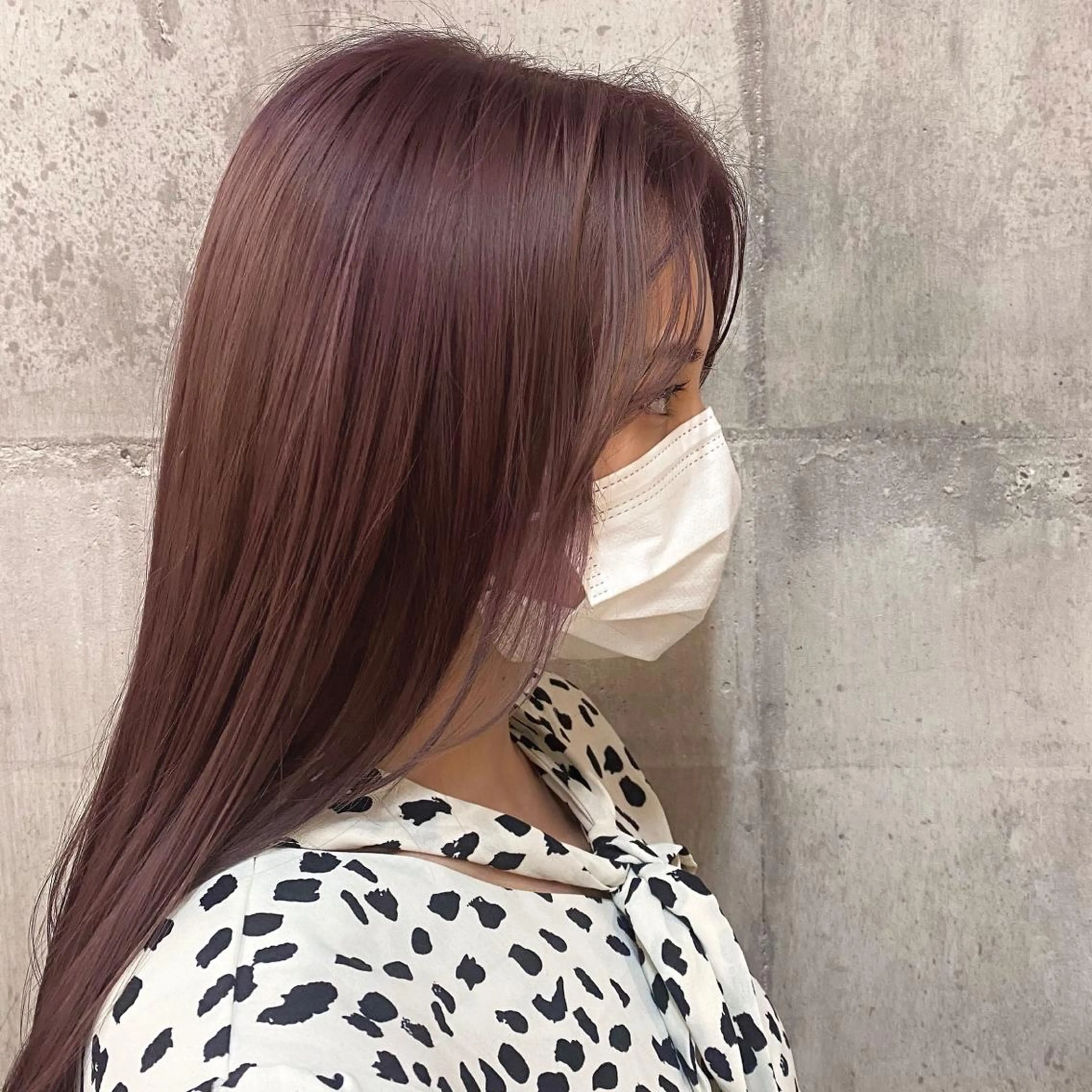 ロング カット ヘアカラー トリートメント 比嘉 陽のヘアスタイル