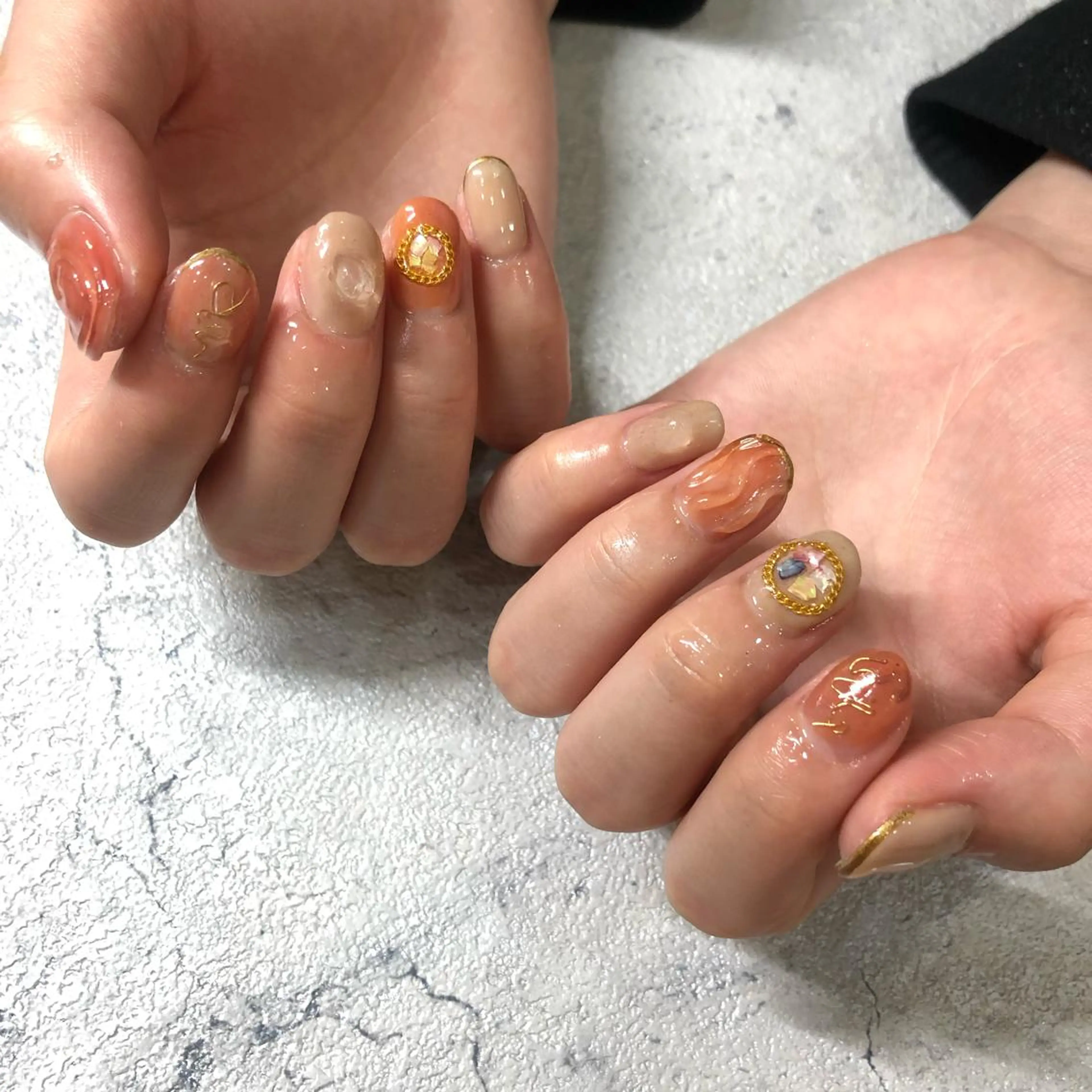 ネイル ニュアンスネイル ハンドネイル ëmma nail_ by chulaのネイルデザイン