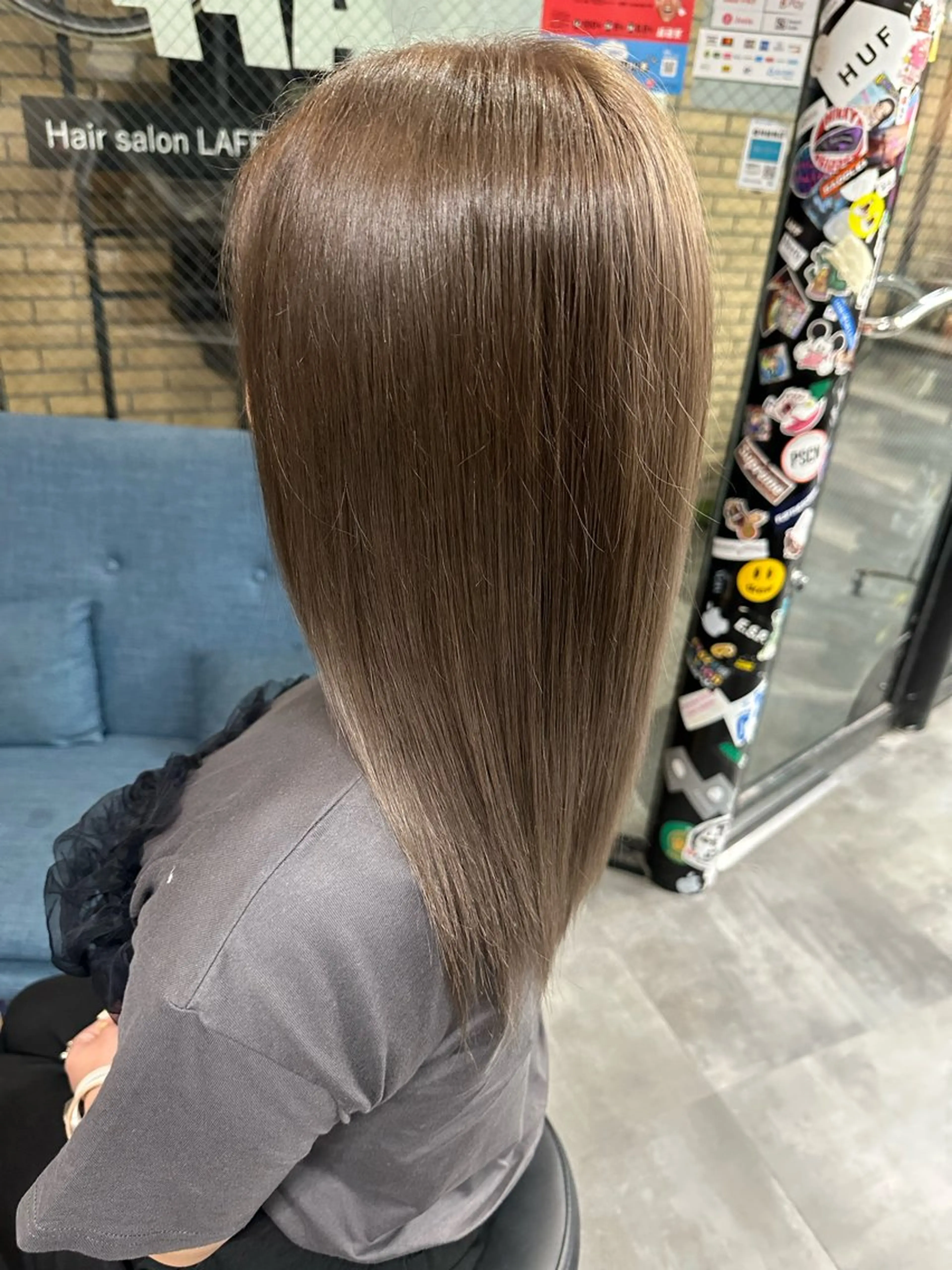 ミディアム ヘアカラー 剣太郎カットモデル カラーモデル募集中のヘアスタイル