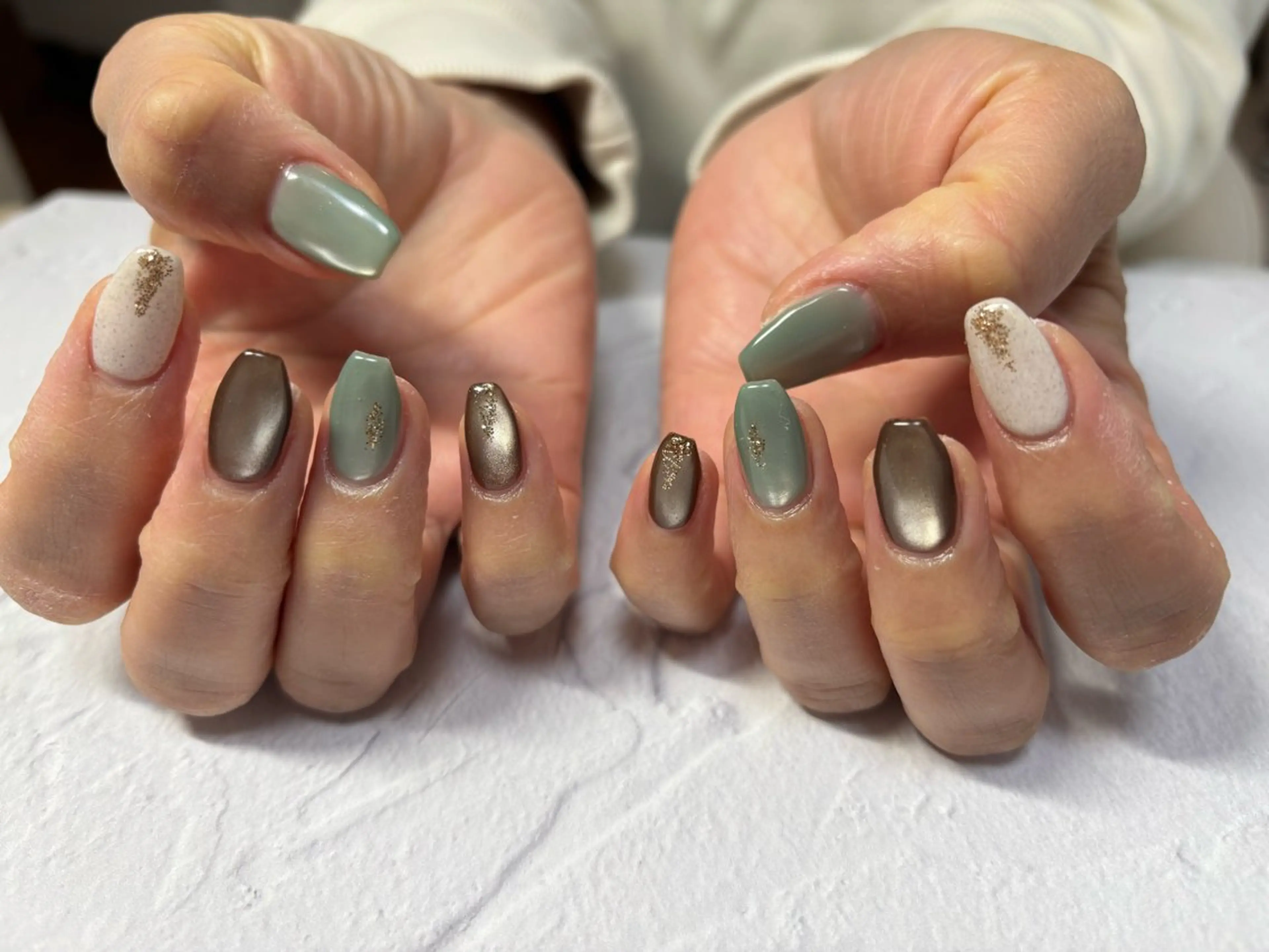 ネイル ハンドネイル 愛川町 あんすりうむのネイルデザイン