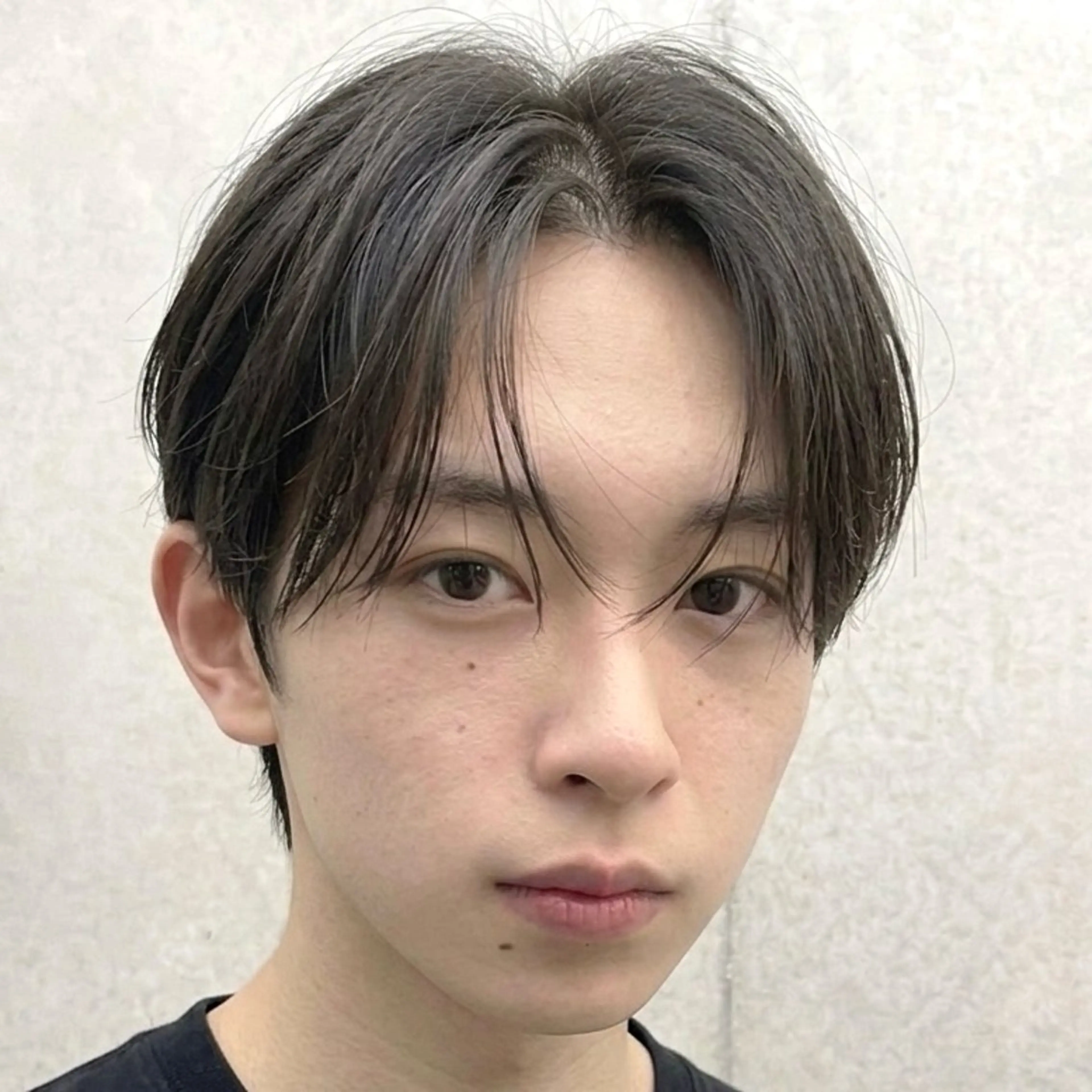 ショート パーマ メンズ カット パーマ トリートメント 吉祥寺/ダウンパーマ センターパート/桑本のヘアスタイル