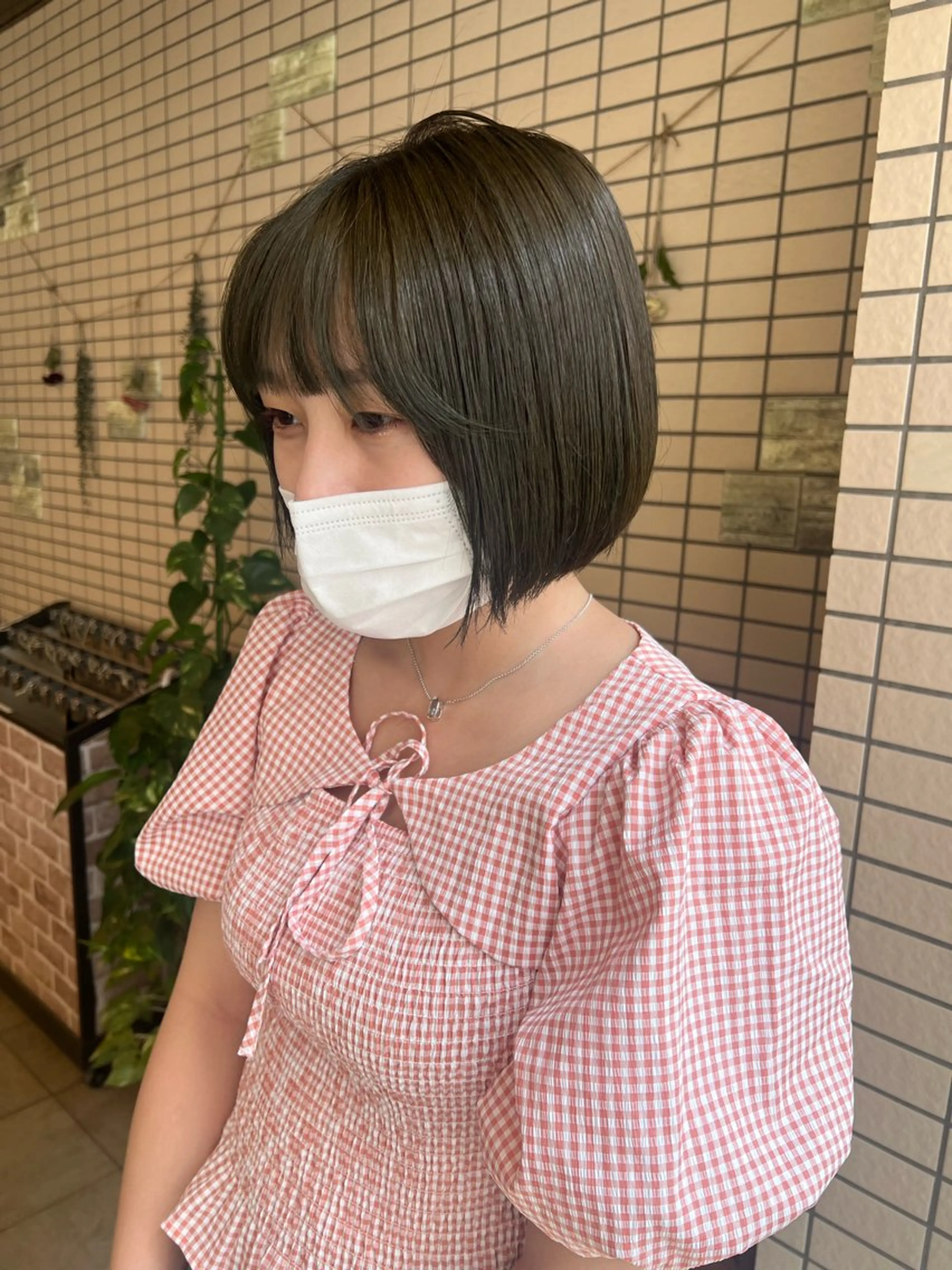 ショート ボブ 美髪矯正/髪質改善/ 艶髪🤍伊藤梨紗のヘアスタイル