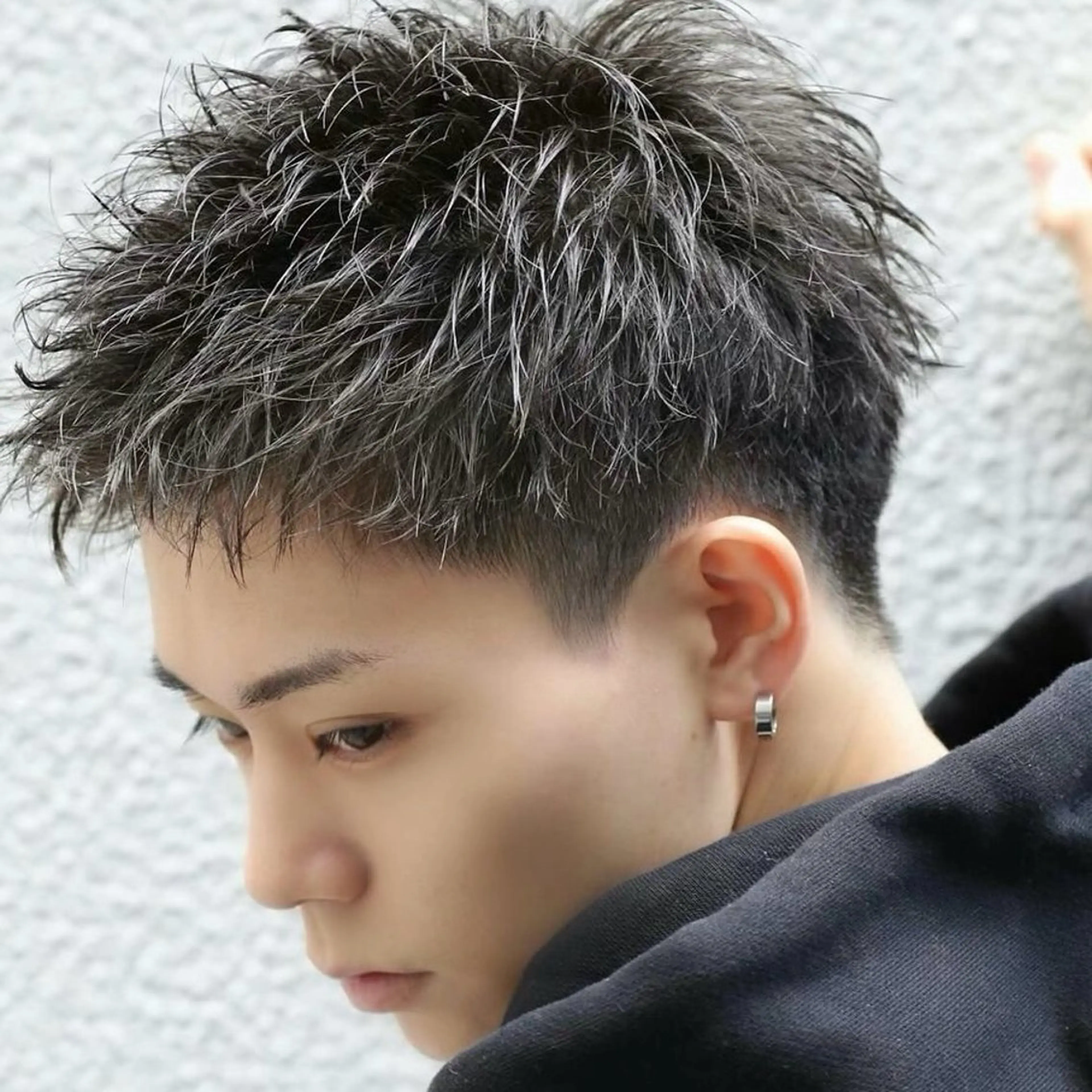 ショート excia渋谷所属・曲がる縮毛矯正 センターパート/翼のヘアスタイル