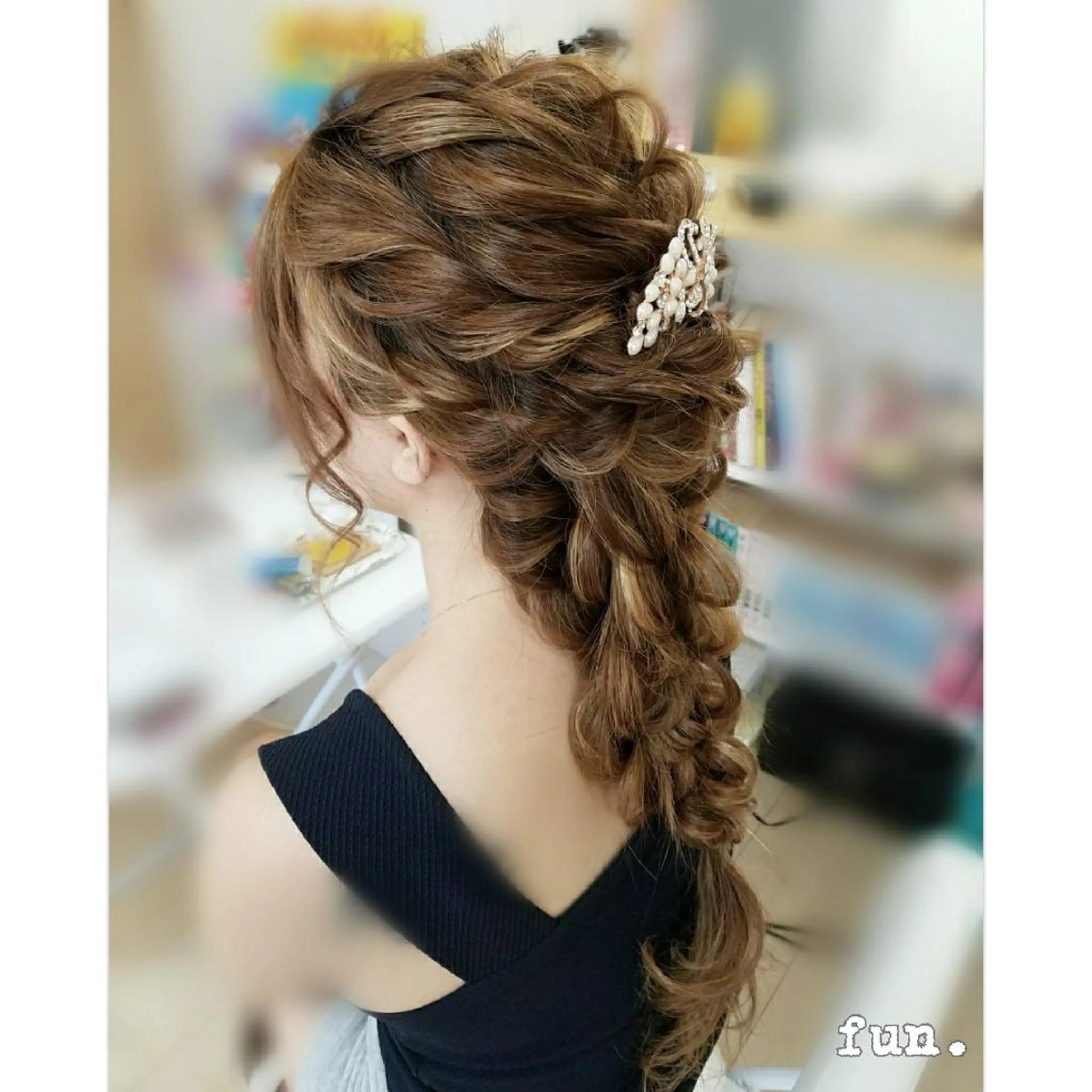 ロング ヘアアレンジ fun./ヘアセット /エクステ/着付のその他イメージ