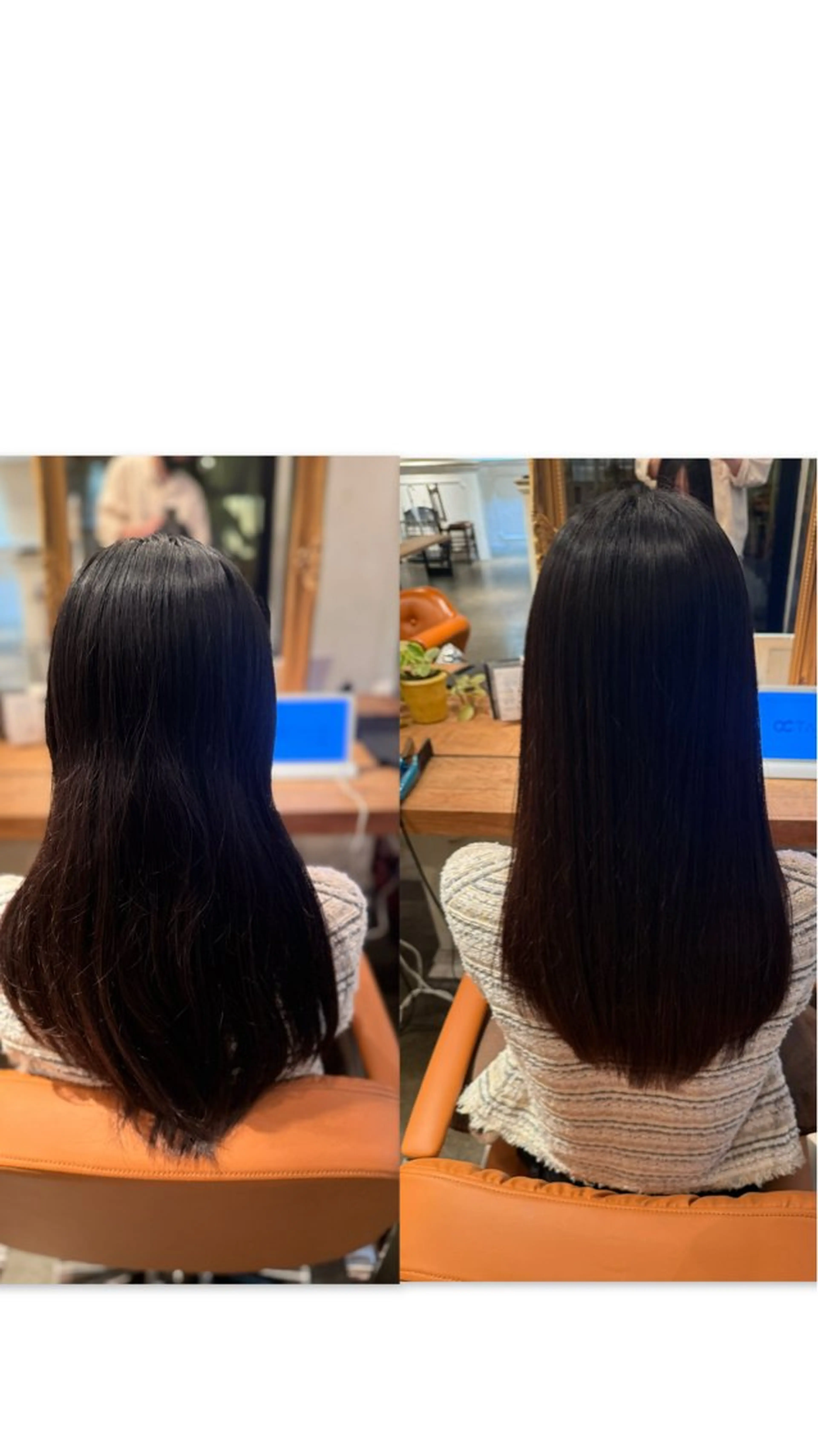 ロング カット 縮毛矯正 トリートメント 髪質改善／美髪矯正 林田和真のヘアスタイル