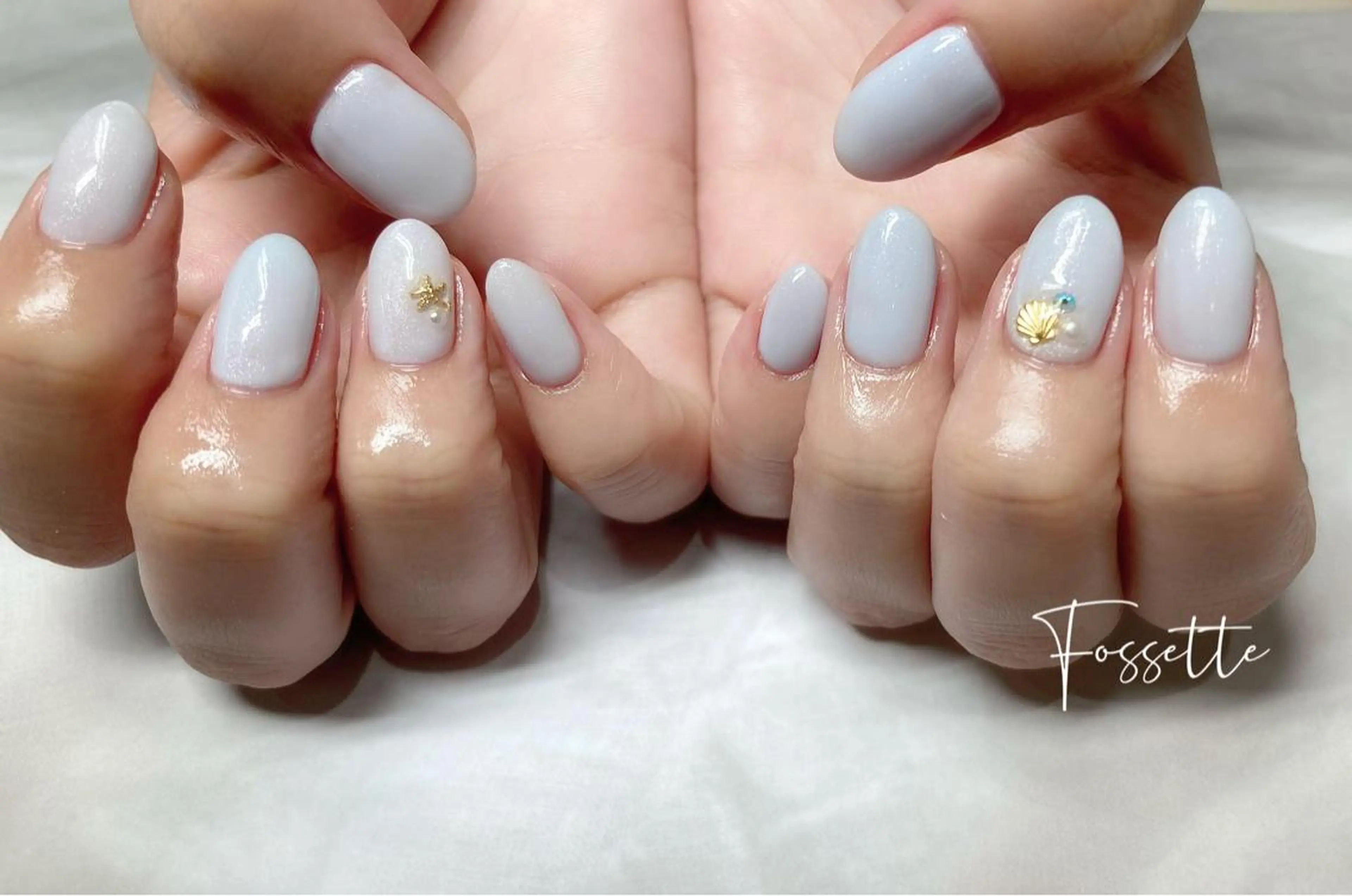 ネイル ワンカラーネイル シンプルネイル nailsalon Fossetteのネイルデザイン